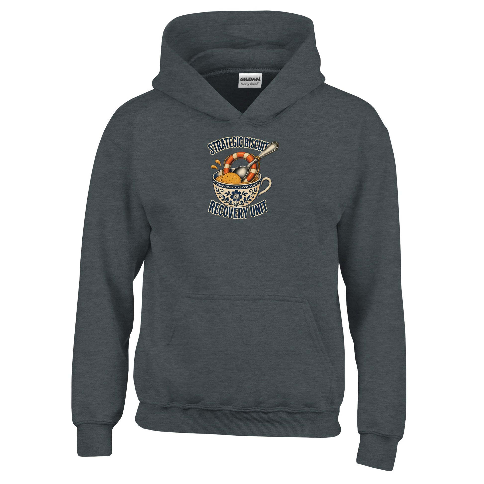 Strategic Biscuit Recovery Unit Kids' Hoodie — product view 9
