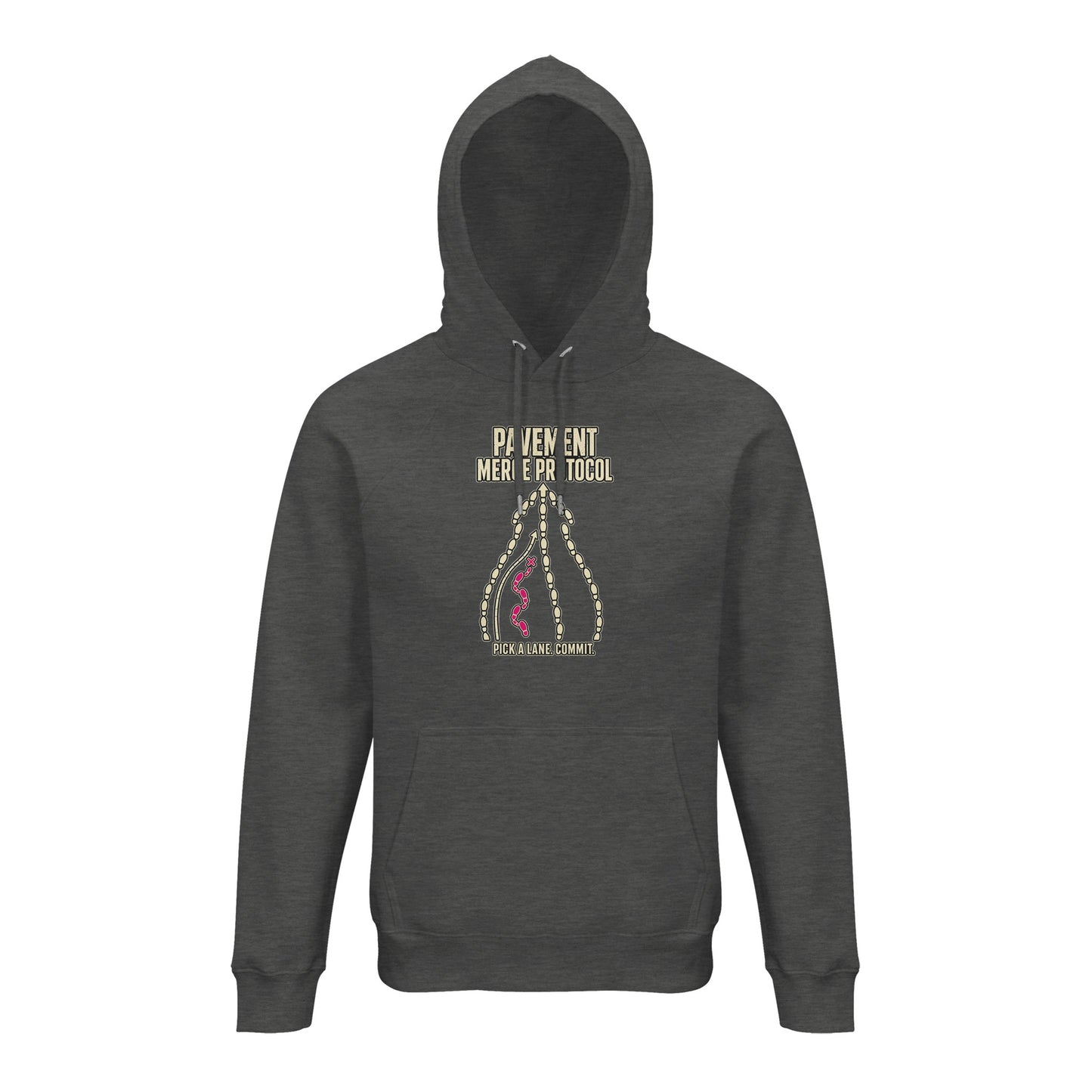 Pavement Merge Protocol — Pick a Lane Hoodie — product view 10