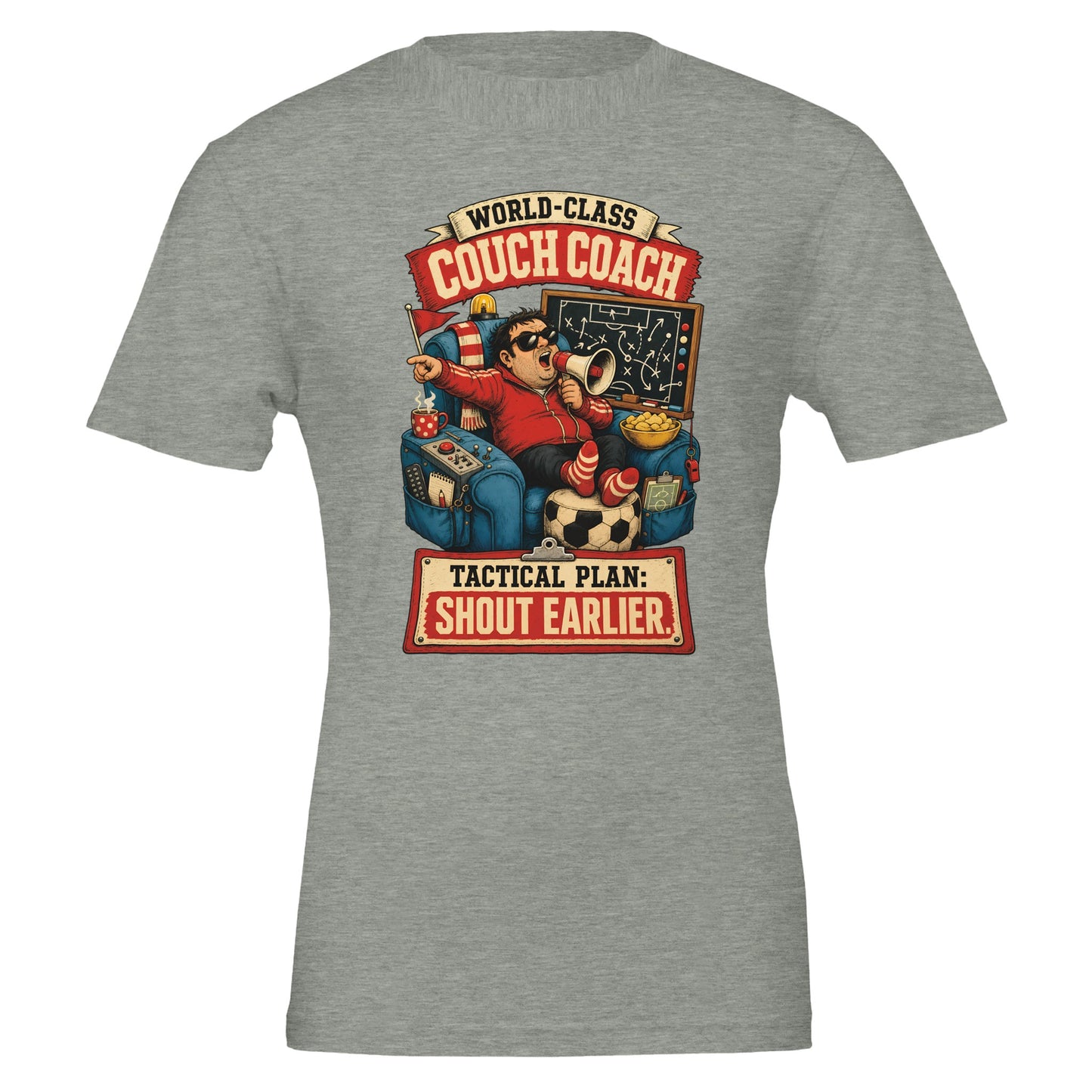 World-Class Couch Coach T-shirt — product view 3