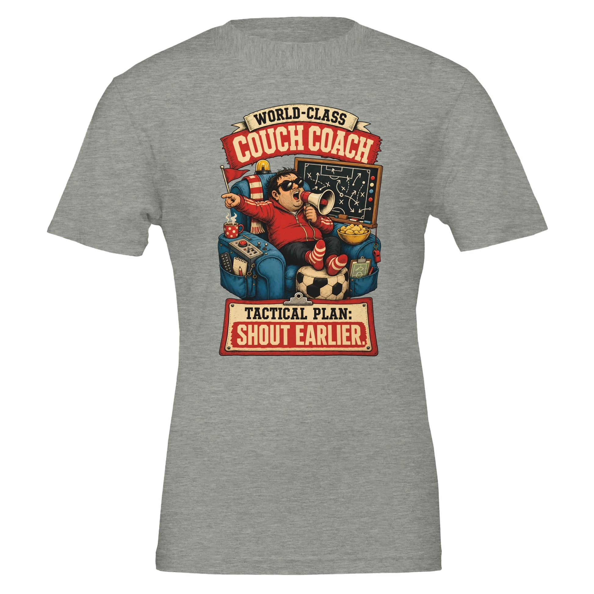 World-Class Couch Coach T-shirt — product view 3