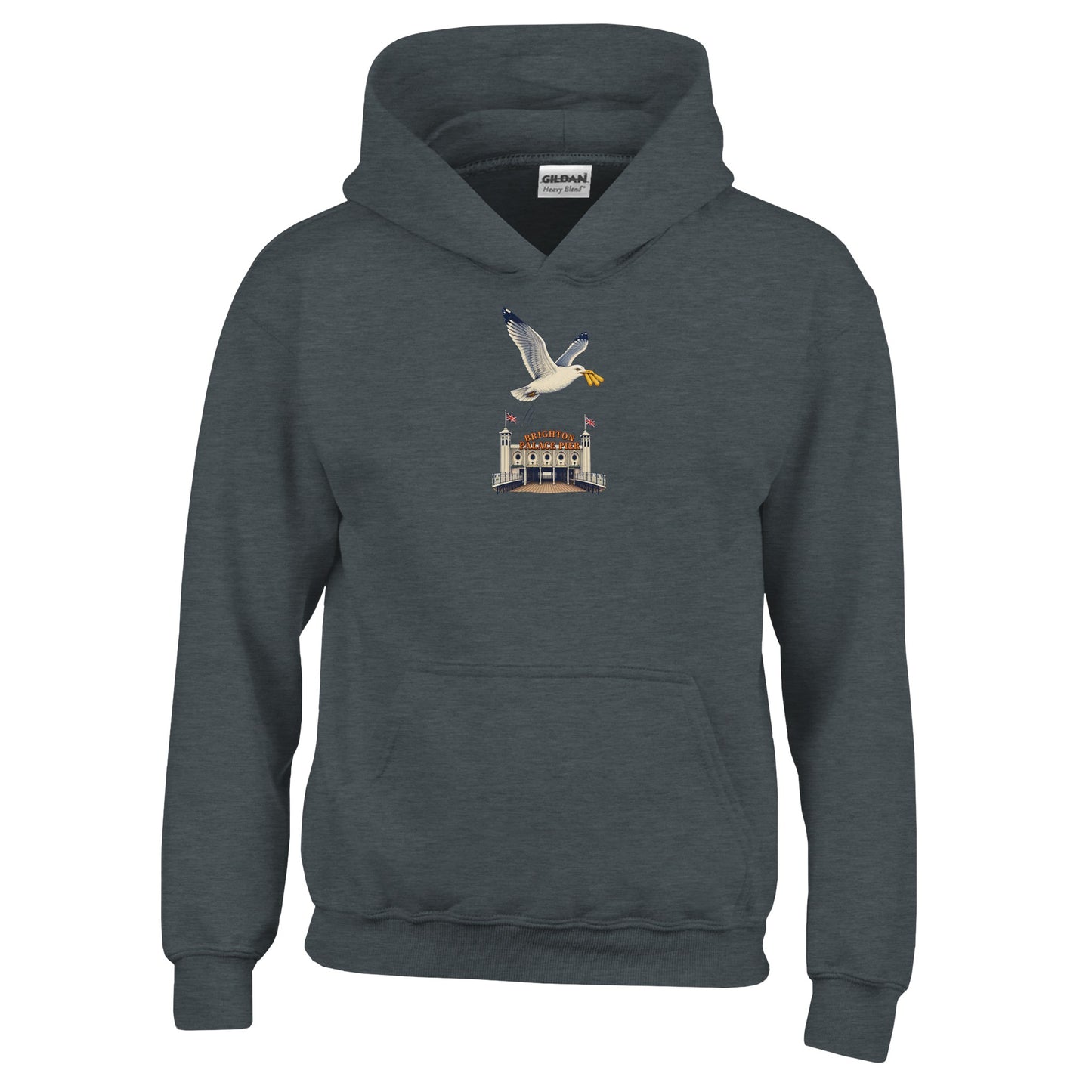 Brighton Palace Pier Chip Heist Kids' Hoodie — product view 9