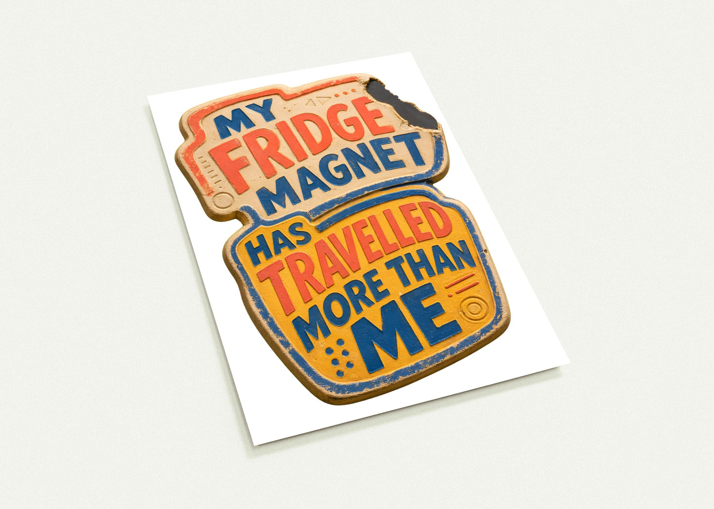 My Fridge Magnet Has Travelled More Than Me Postcard Pack — product view 3
