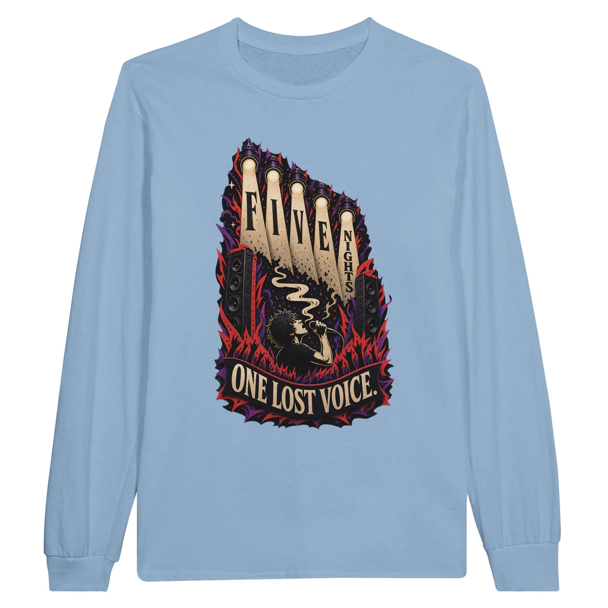 Five Nights, One Lost Voice Long-Sleeve T-shirt — product view 8