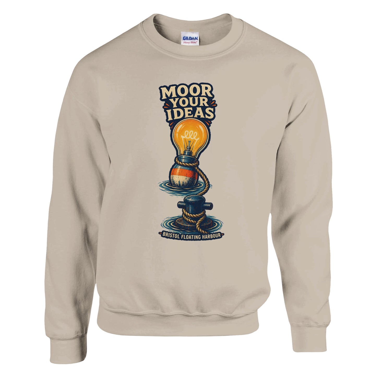 Moor Your Ideas – Bristol Floating Harbour Sweatshirt — product view 2