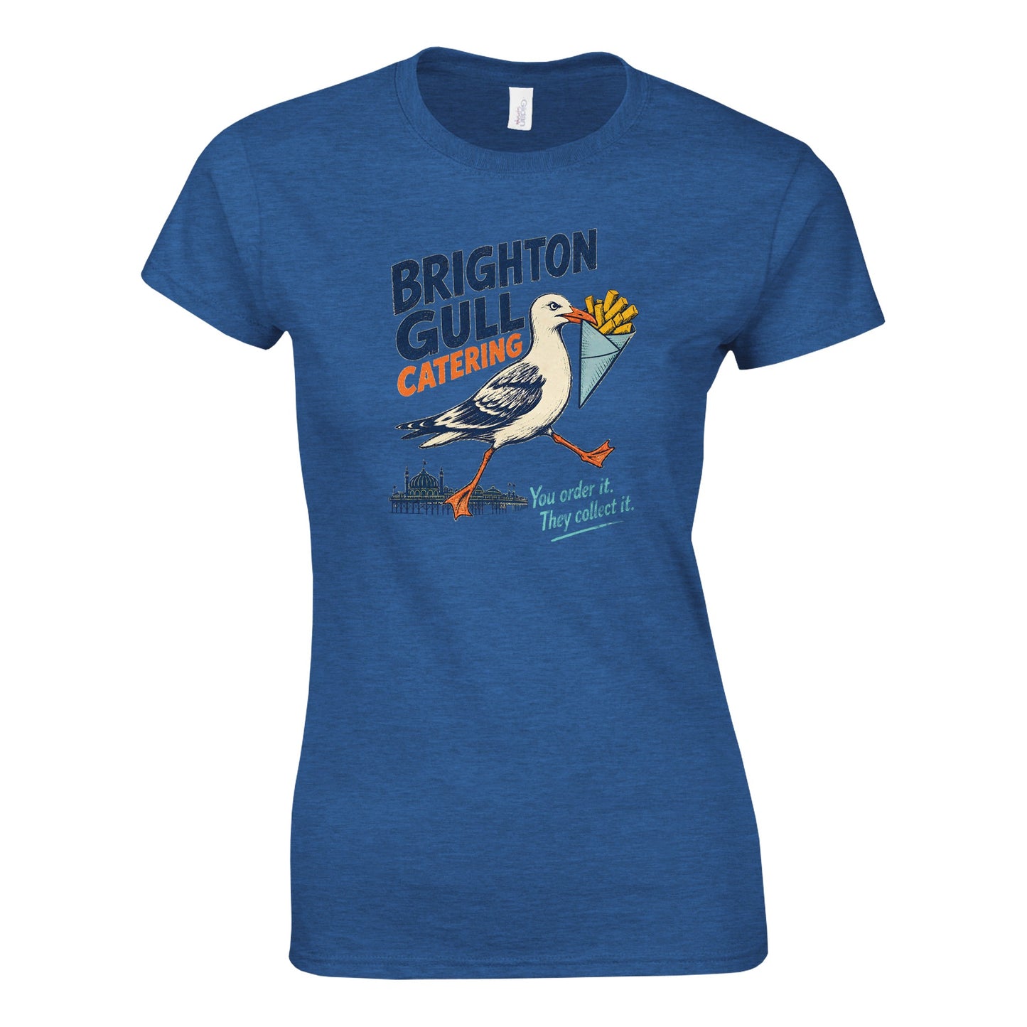 Brighton Gull Catering - You Order It, They Collect It Women's T-shirt — product view 5
