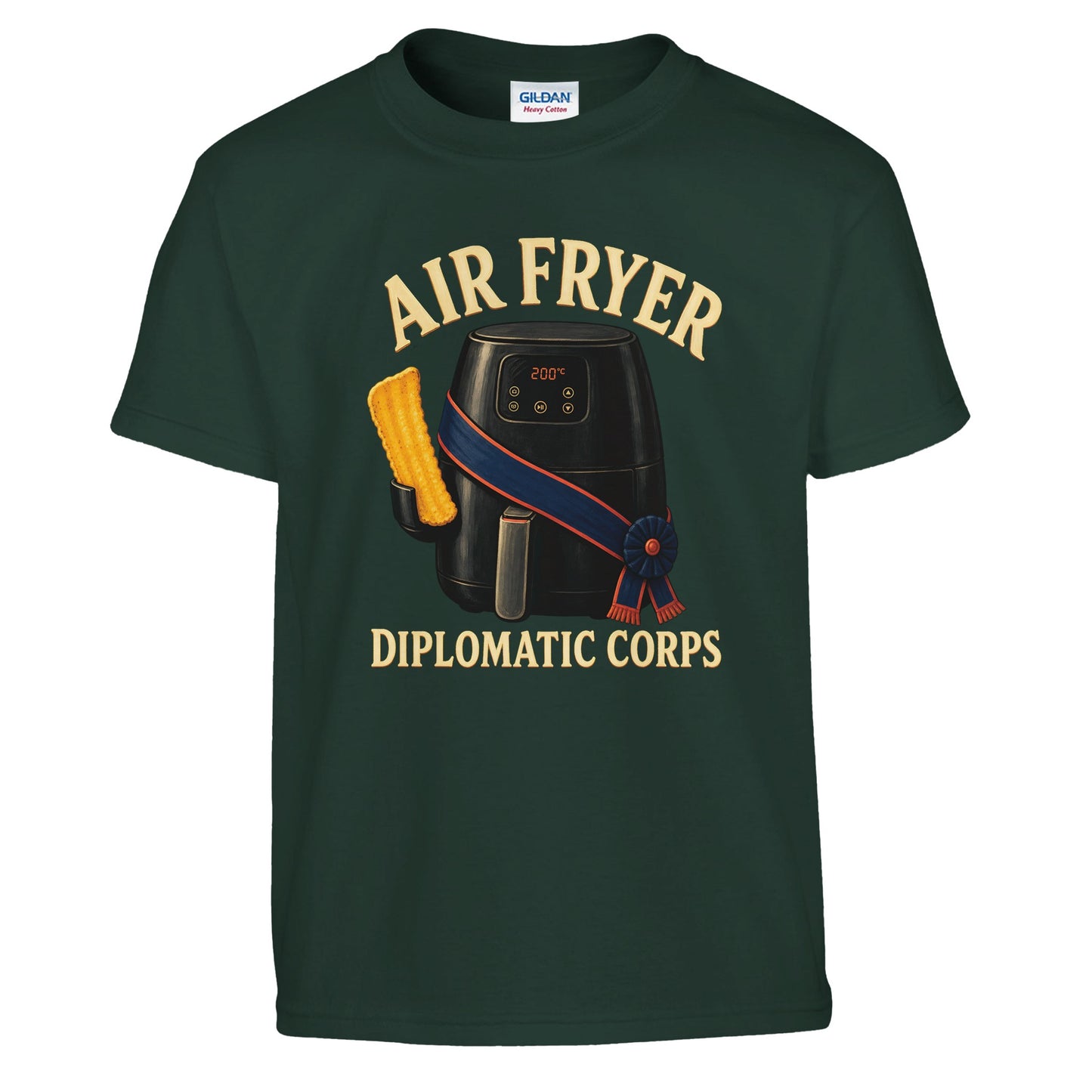 Air Fryer Diplomatic Corps Kids' T-shirt — product view 13
