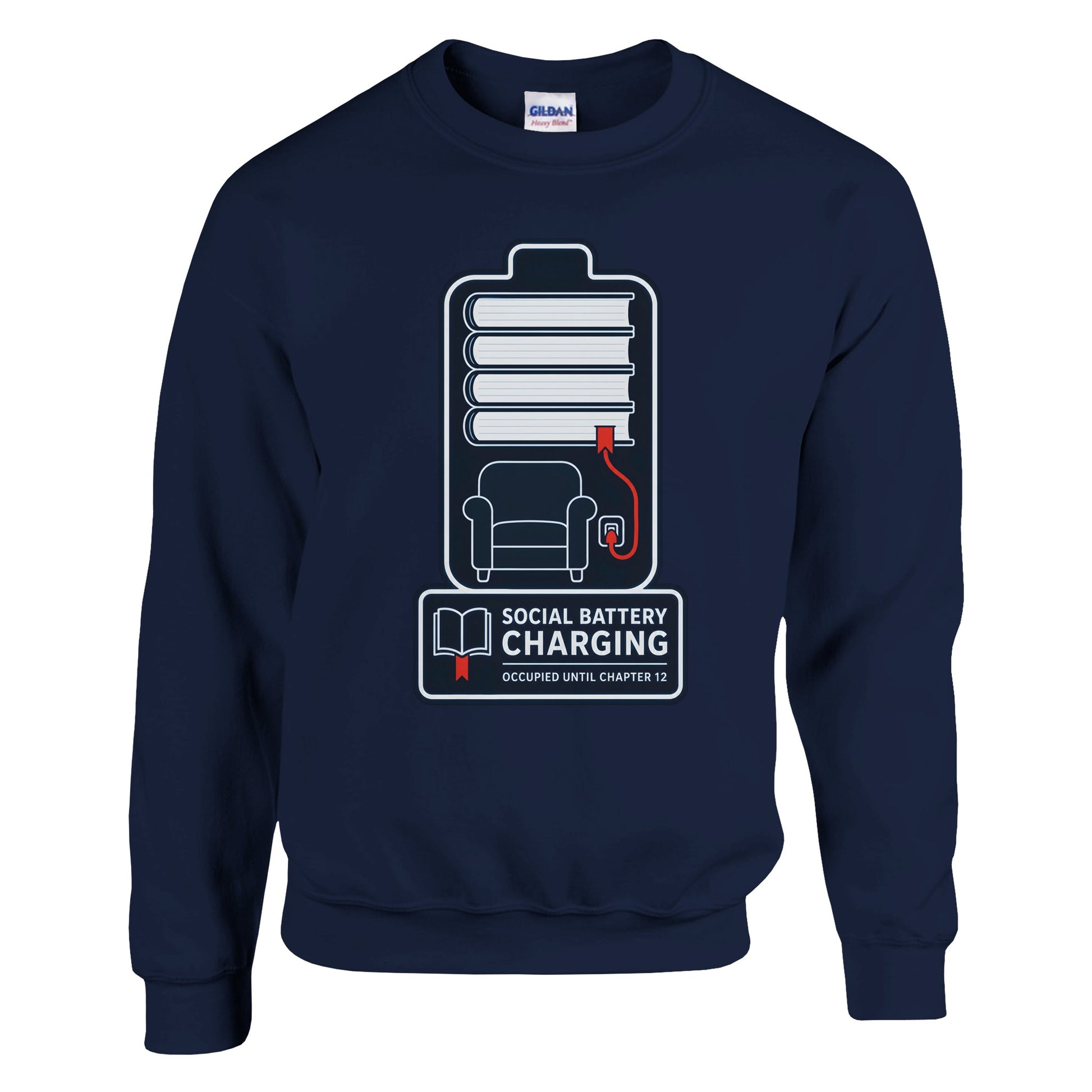 Social Battery Charging Sweatshirt — product view 13