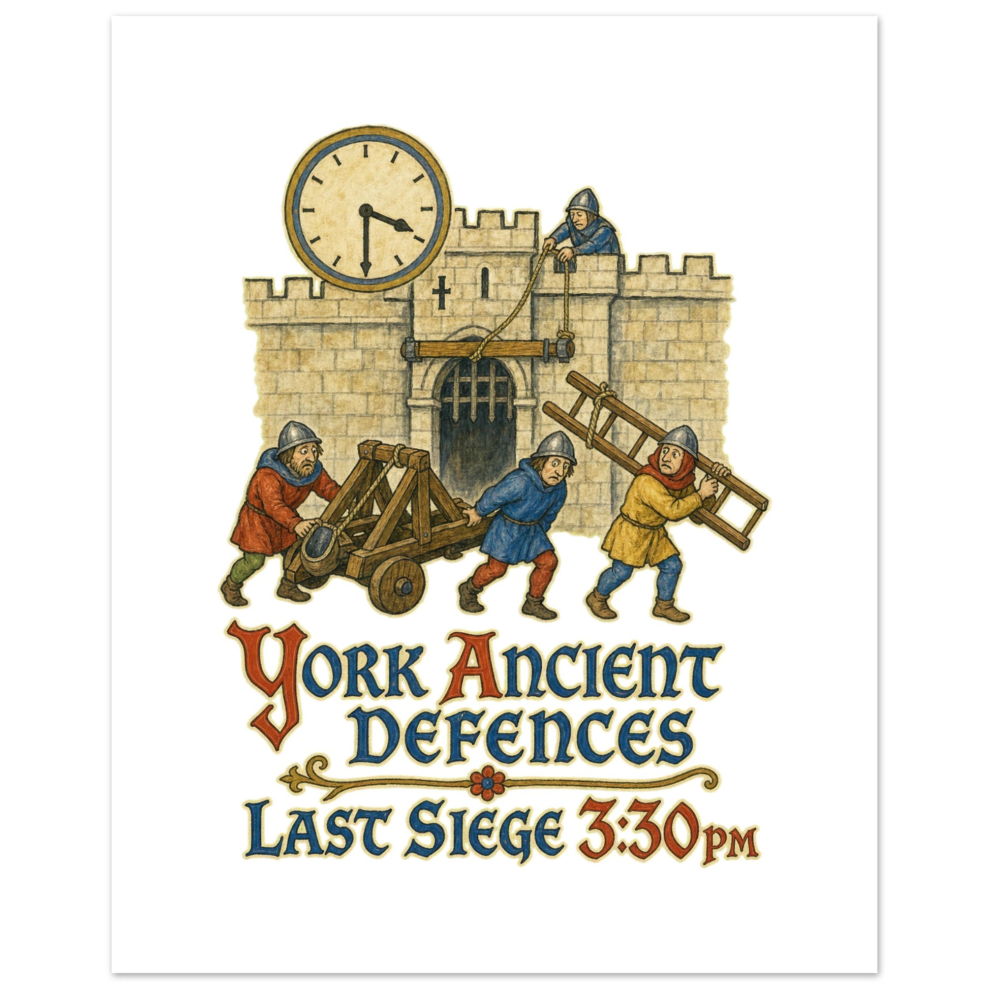 York Ancient Defences – Last Siege 3:30pm Poster — product view 4