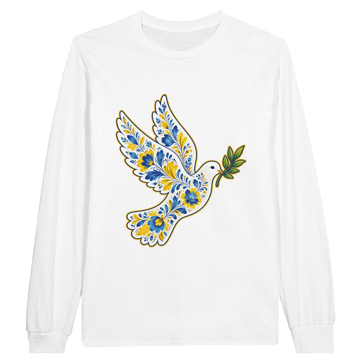 Ukraine Peace Dove Long-Sleeve T-shirt