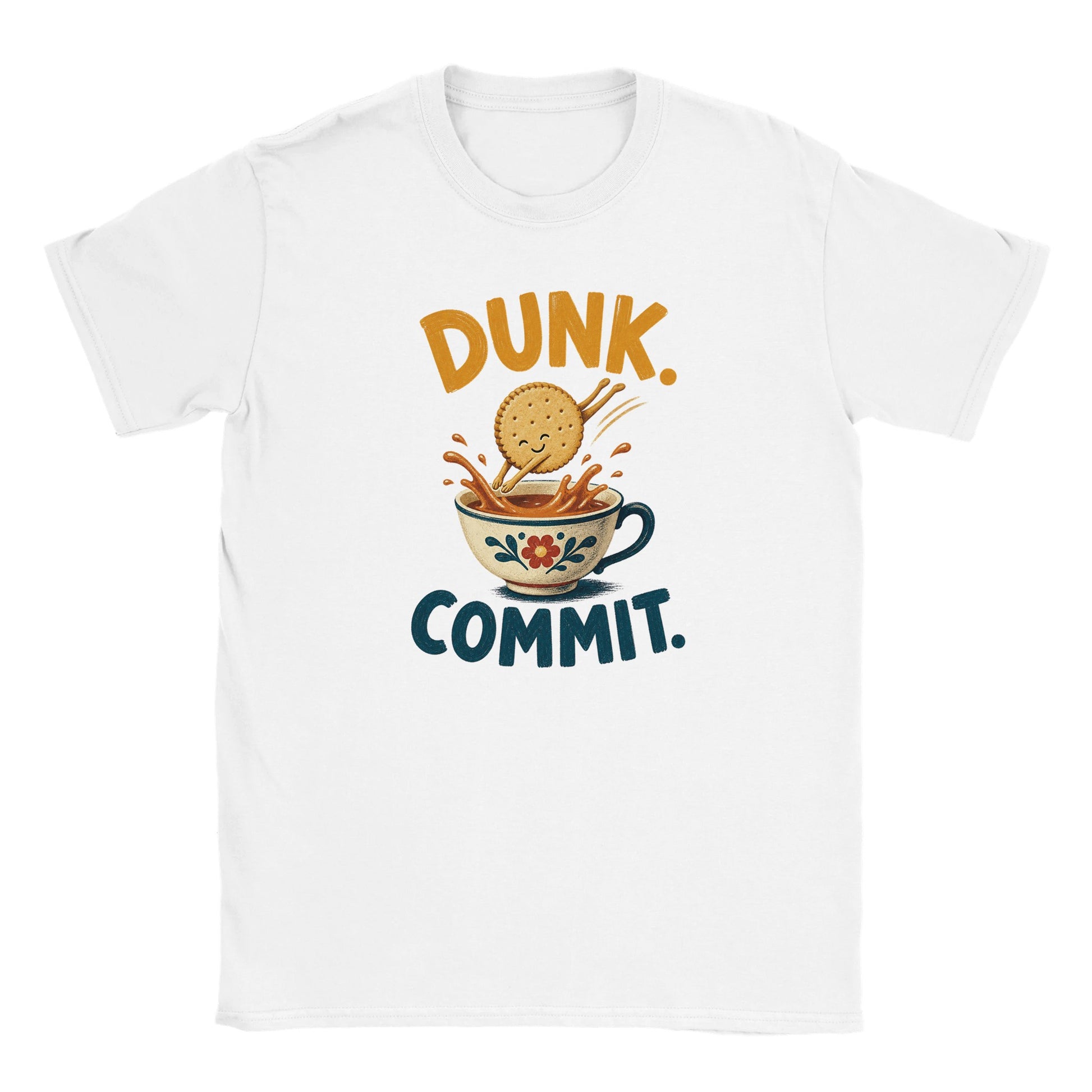Dunk. Commit. Tea Biscuit Graphic Kids' T-shirt — product view 15