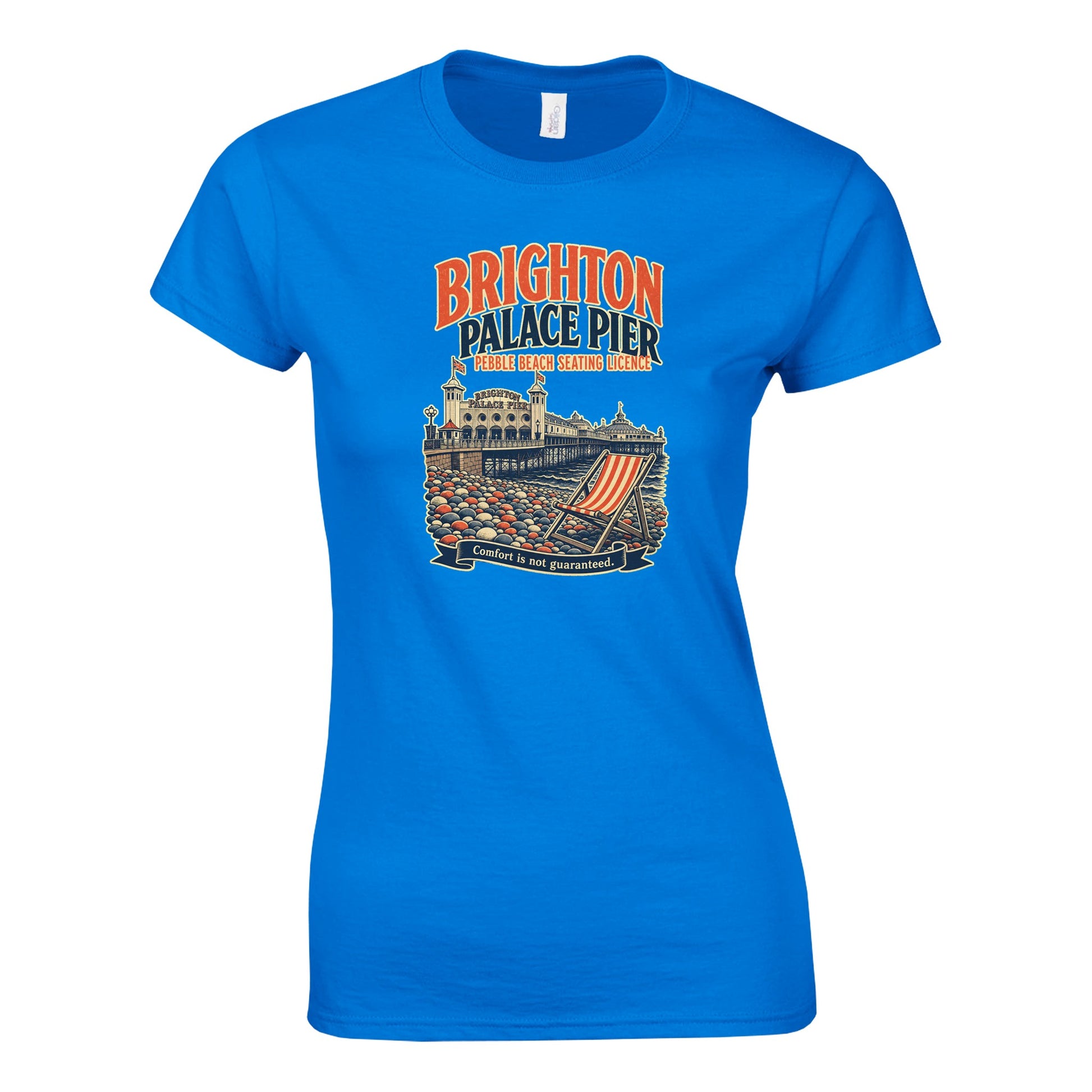 Brighton Pebble Beach Seating Licence Women's T-shirt — product view 6