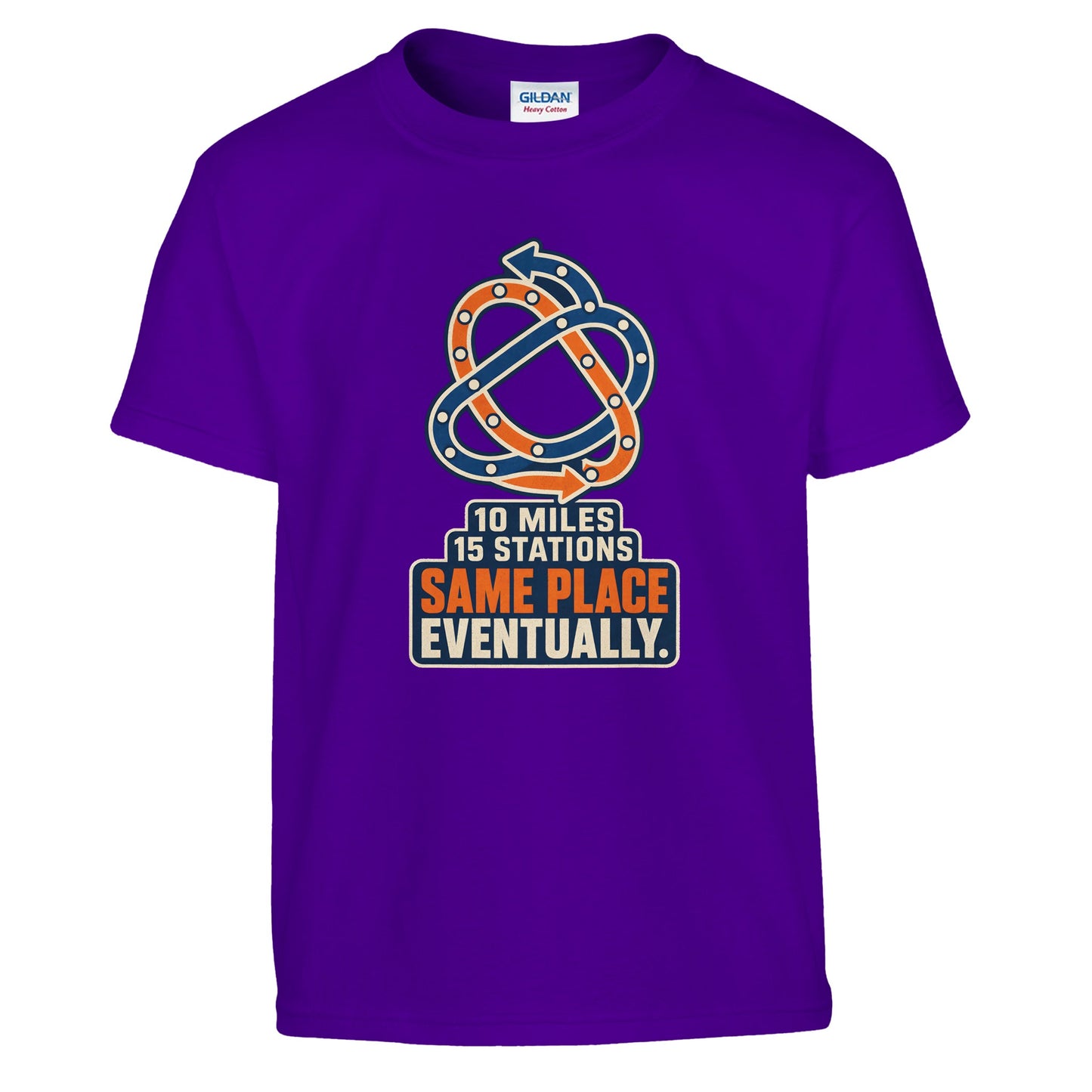 Glasgow Same Place Eventually Kids' T-shirt — product view 6