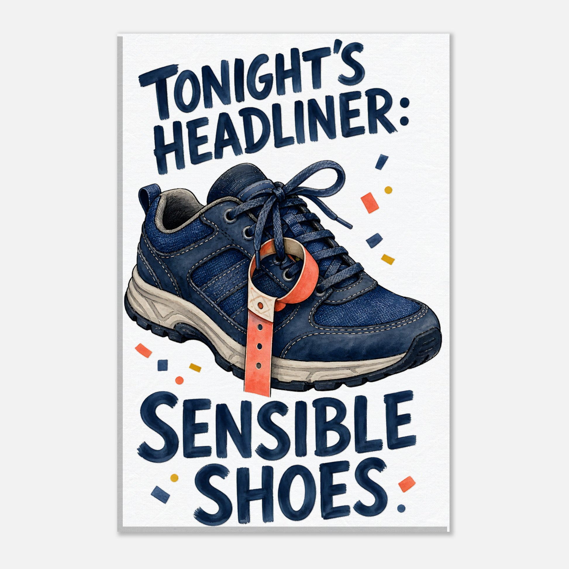 Tonight's Headliner: Sensible Shoes Concert Canvas — product view 1
