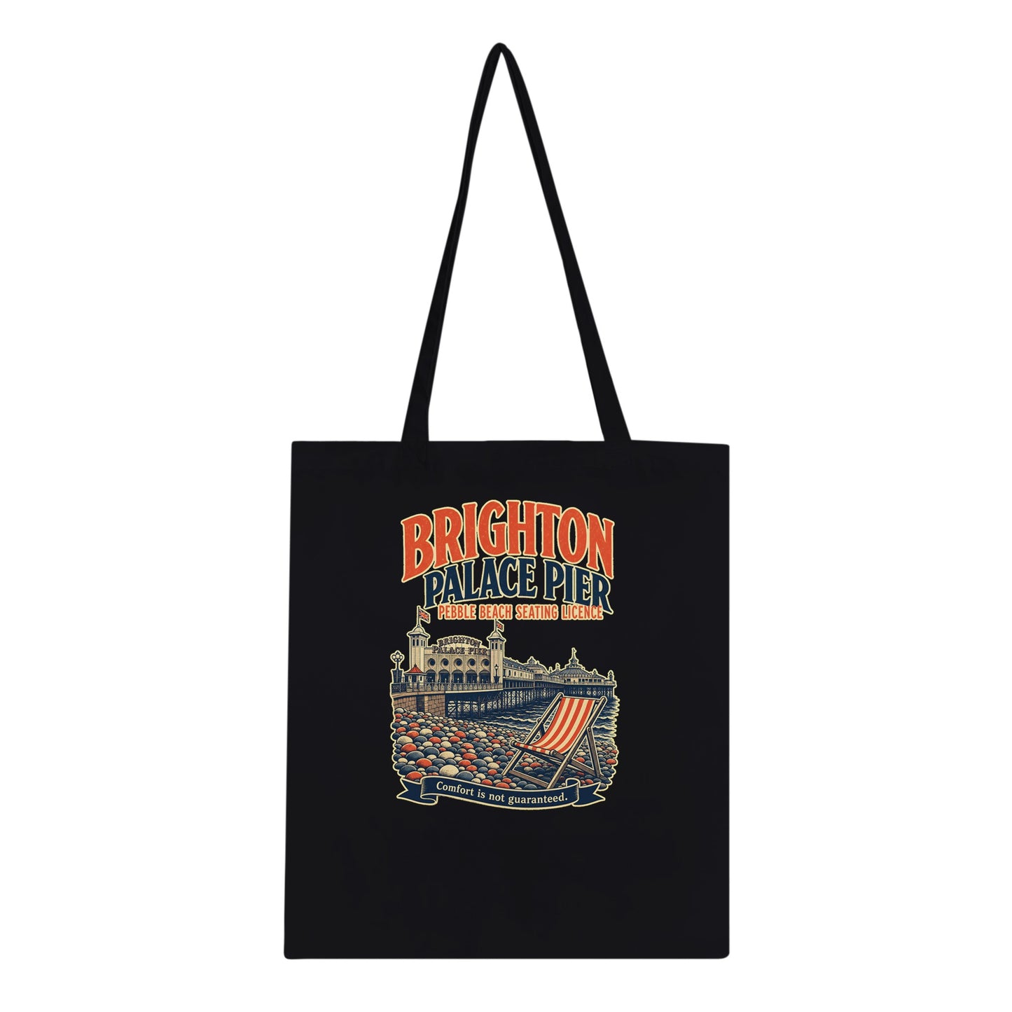 Brighton Pebble Beach Seating Licence Tote Bag — product view 3