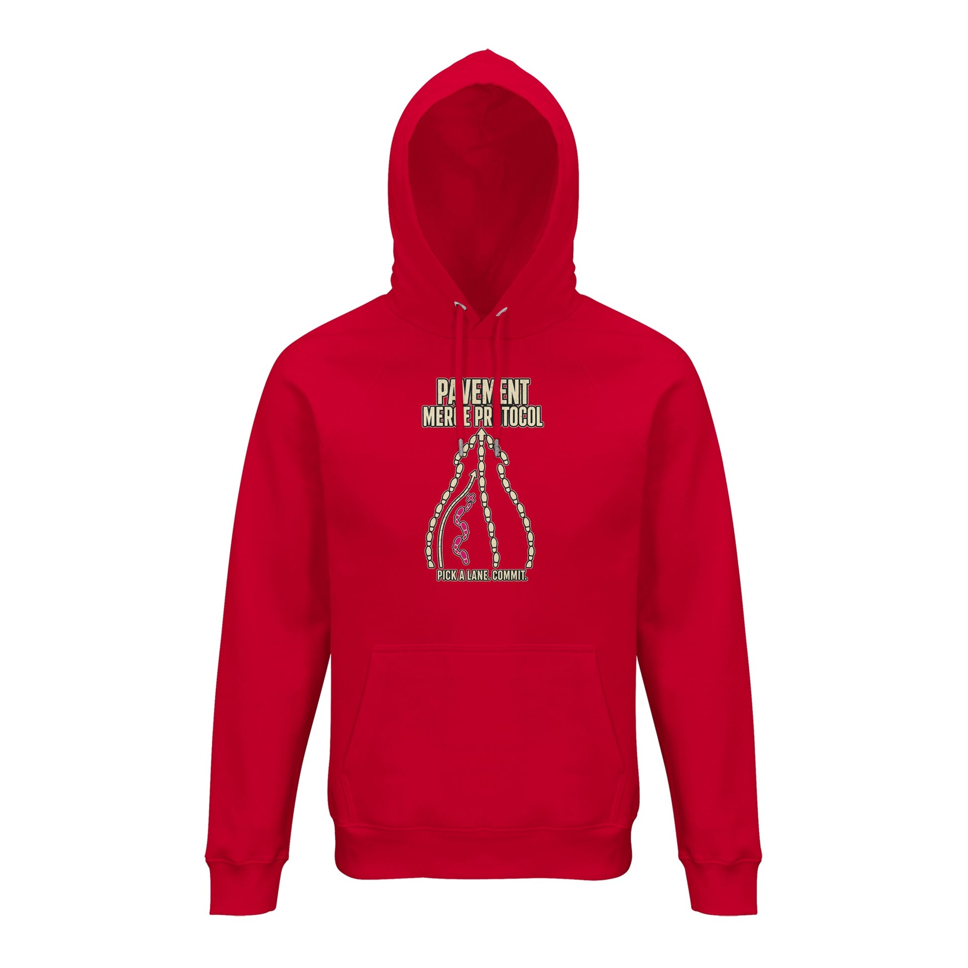 Pavement Merge Protocol — Pick a Lane Hoodie — product view 9