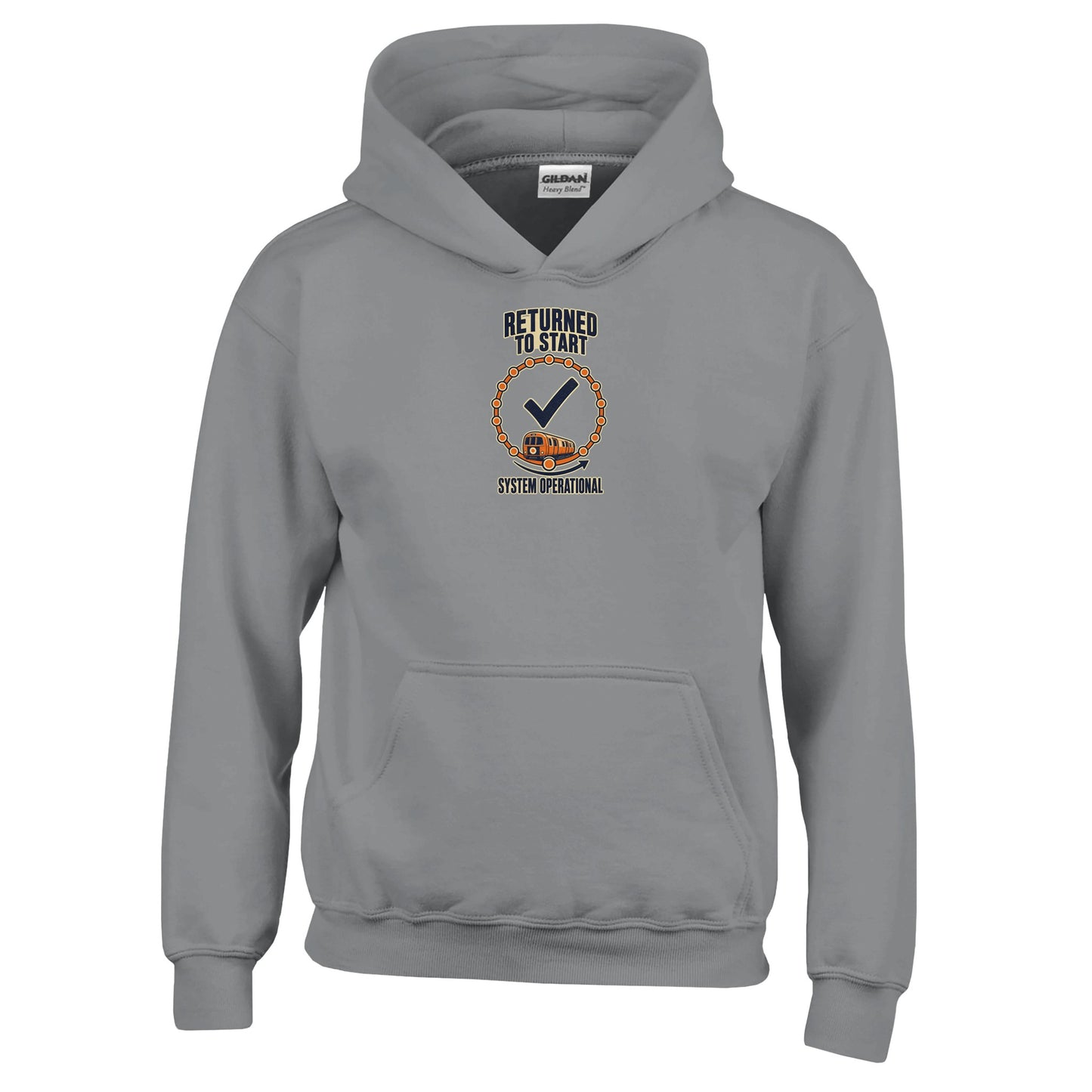 Glasgow Subway: System Operational Kids' Hoodie — product view 13