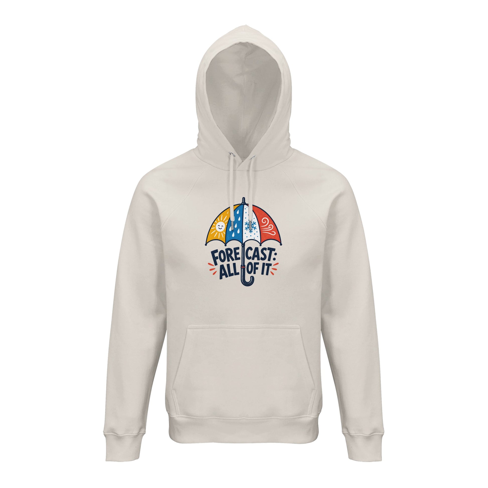 Forecast: All of It British Weather Graphic Hoodie — product view 1