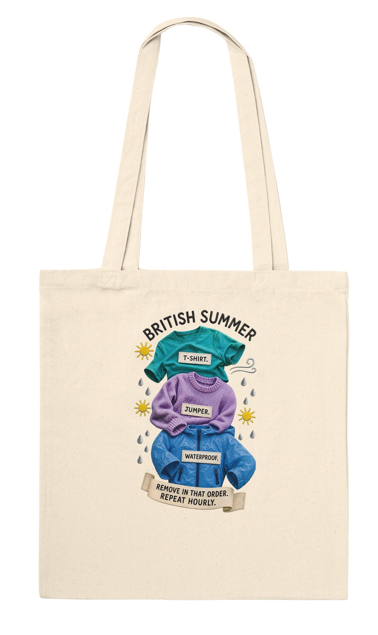British Summer: Repeat Layers Hourly Tote Bag — product view 6