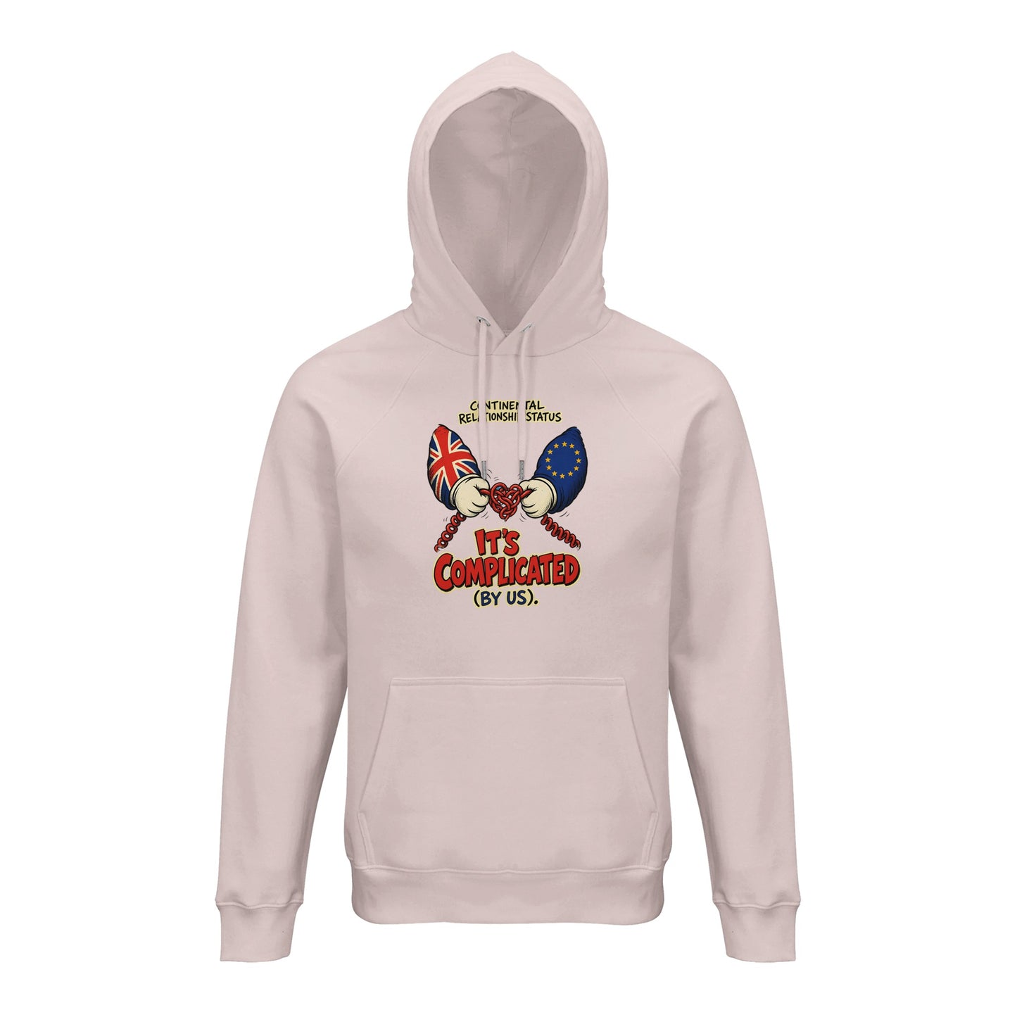 It's Complicated (By Us) UK–EU 1990s Cartoon Hoodie — product view 8