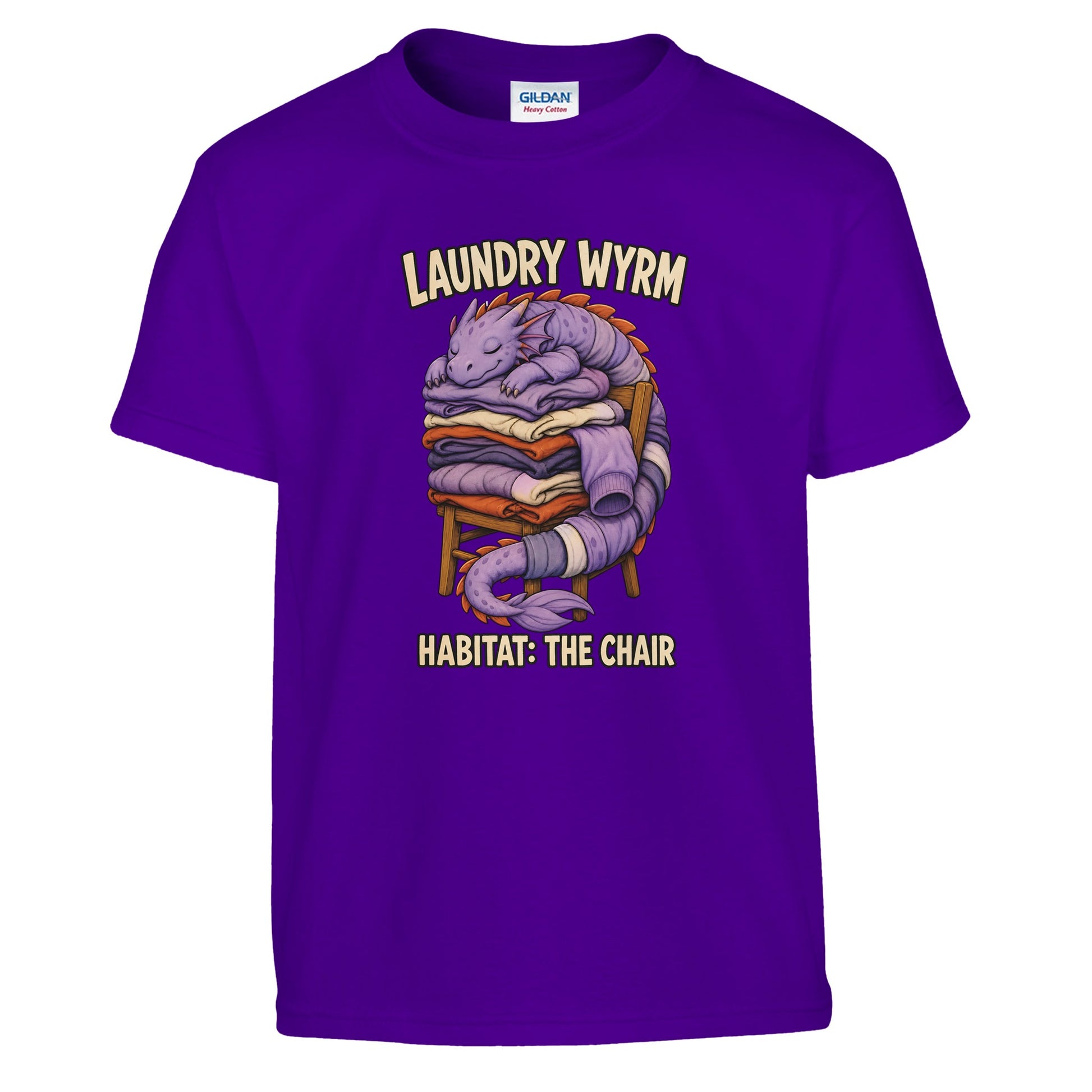 Laundry Wyrm – Habitat: The Chair Kids' T-shirt — product view 6