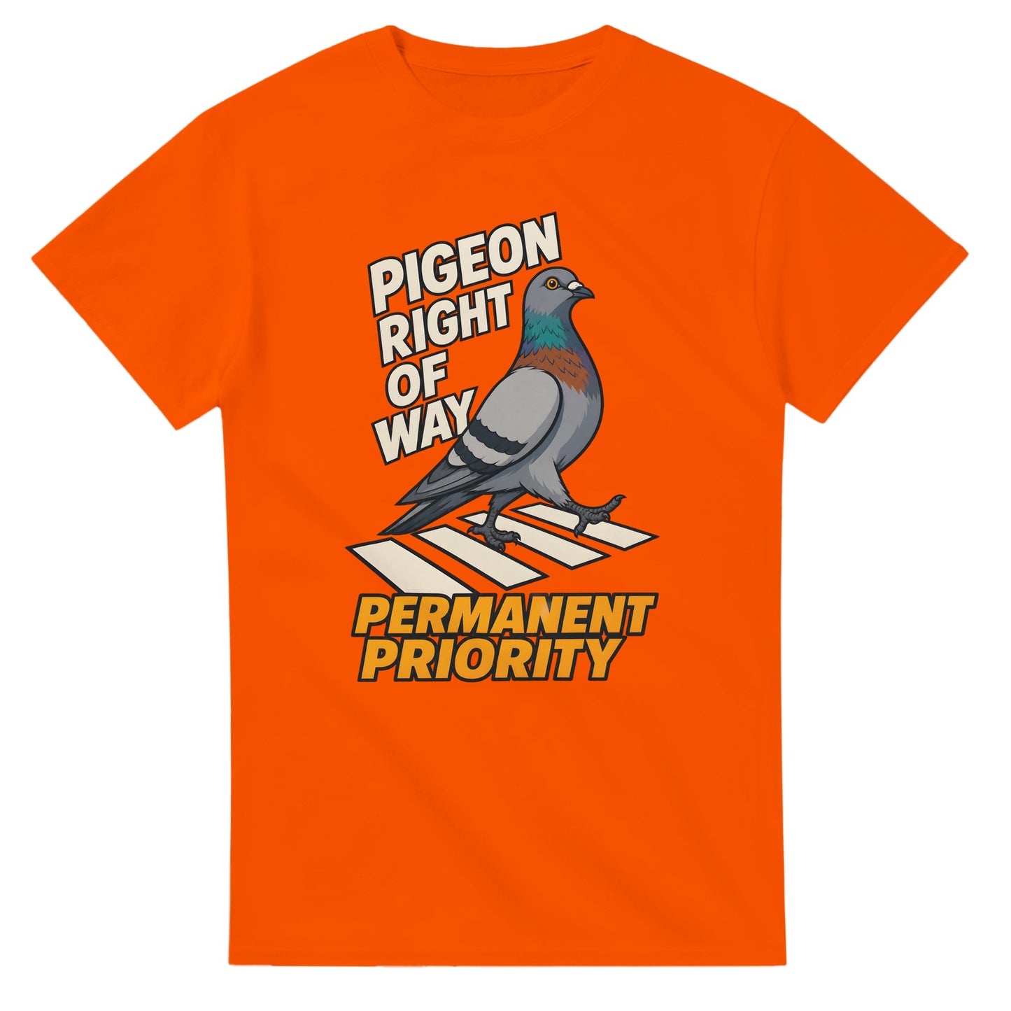 Pigeon Right of Way T-shirt — product view 7
