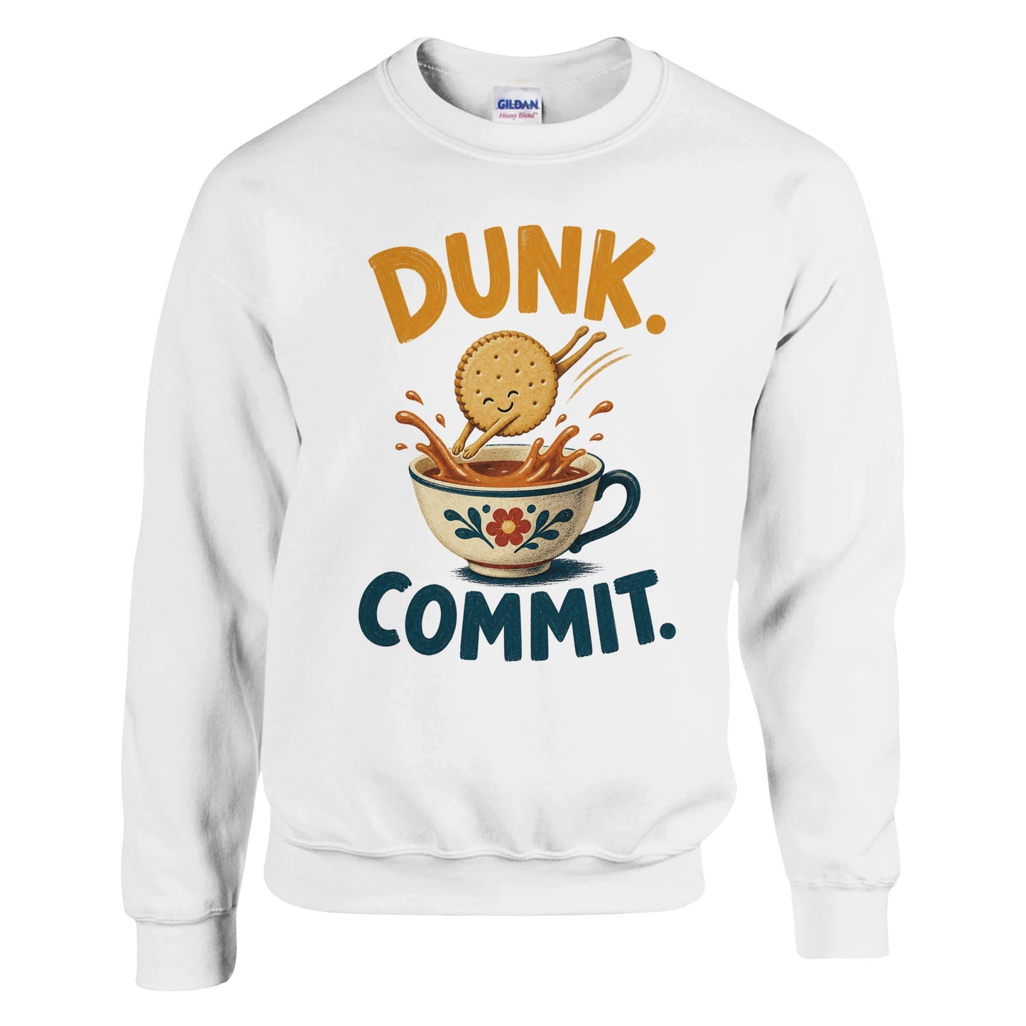 Dunk. Commit. Tea Biscuit Graphic Sweatshirt — product view 1