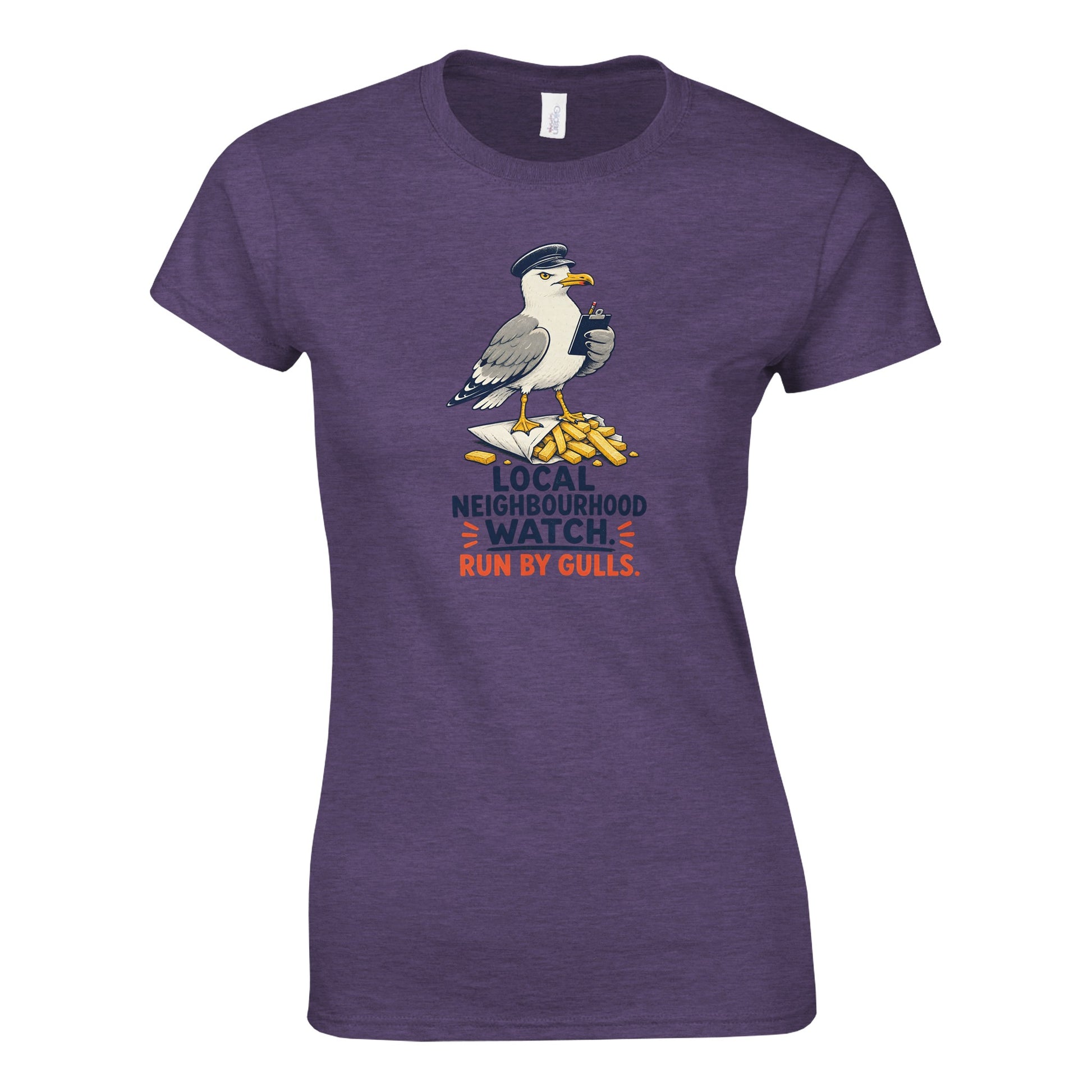Local Neighbourhood Watch: Run by Gulls Women's T-shirt — product view 9