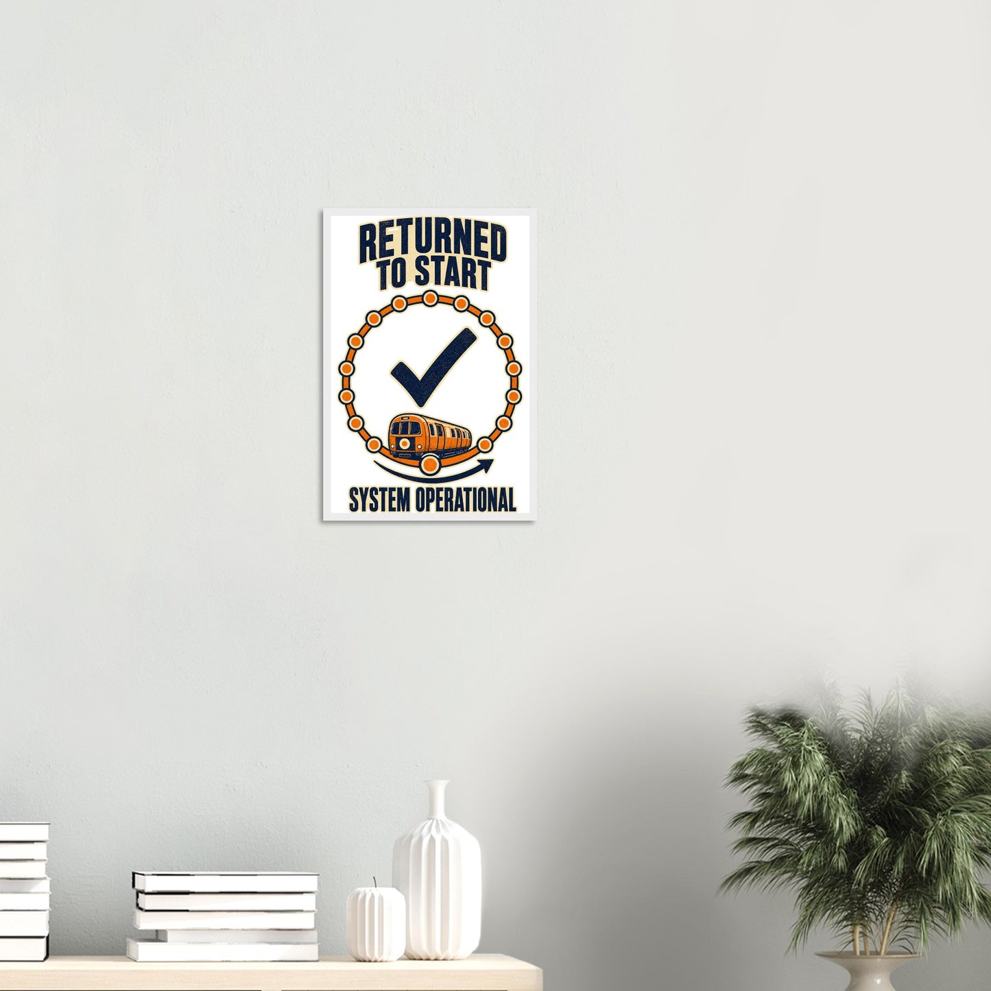 Glasgow Subway: System Operational Framed Wall Art — product view 11