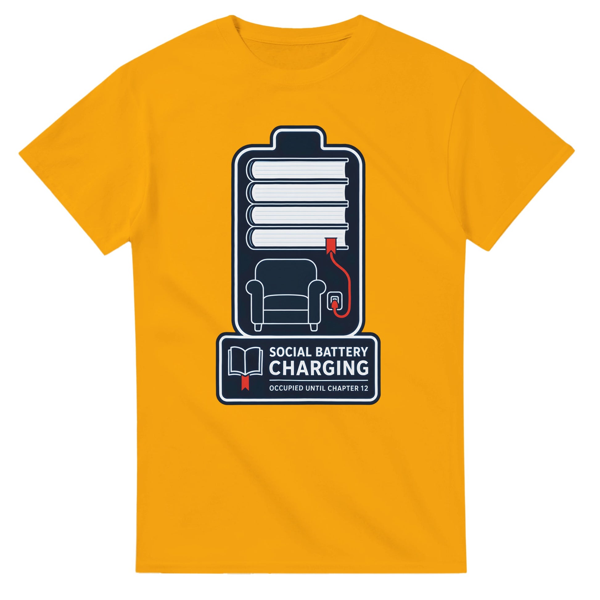 Social Battery Charging T-shirt — product view 14