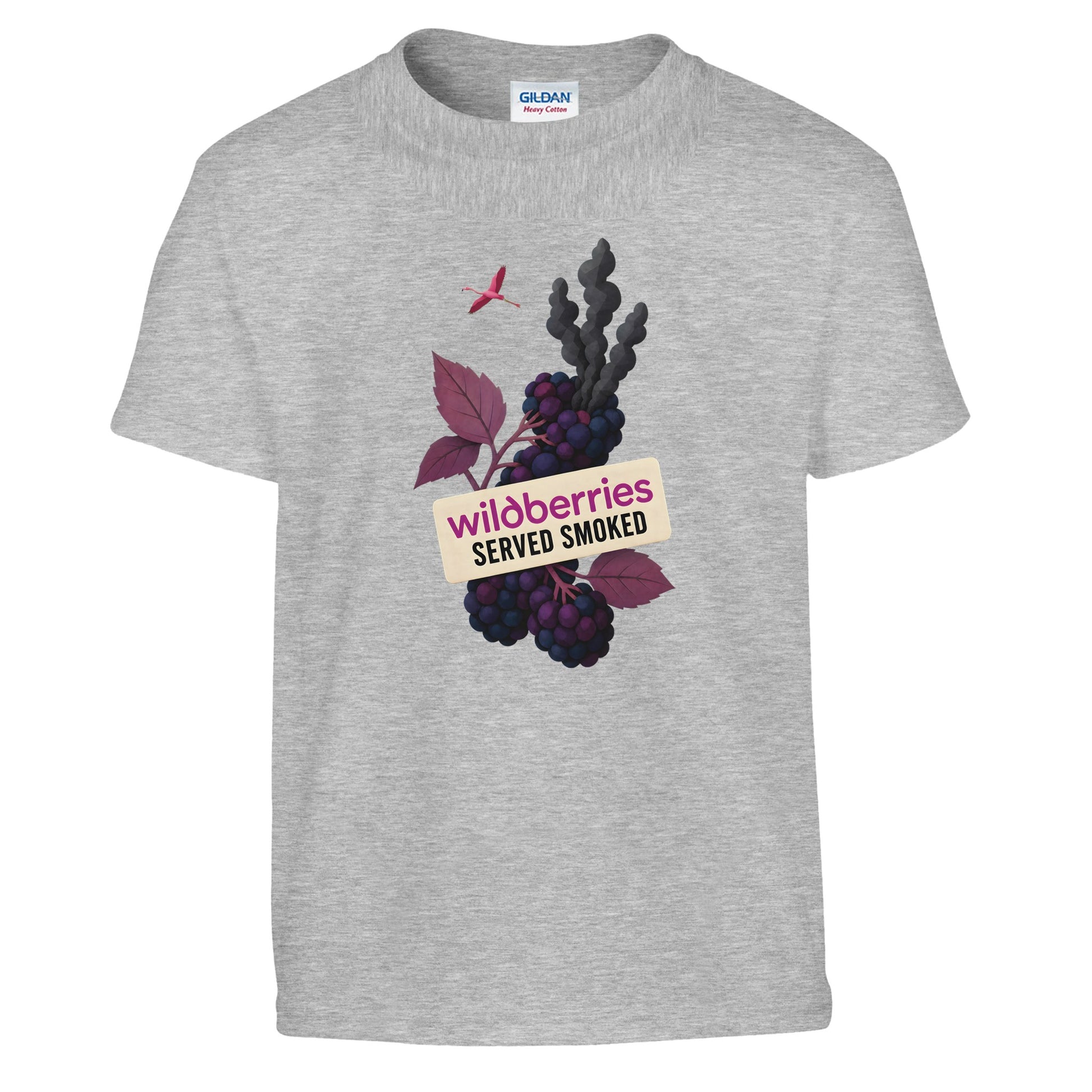 Wildberries, Served Smoked Kids' T-shirt — product view 4