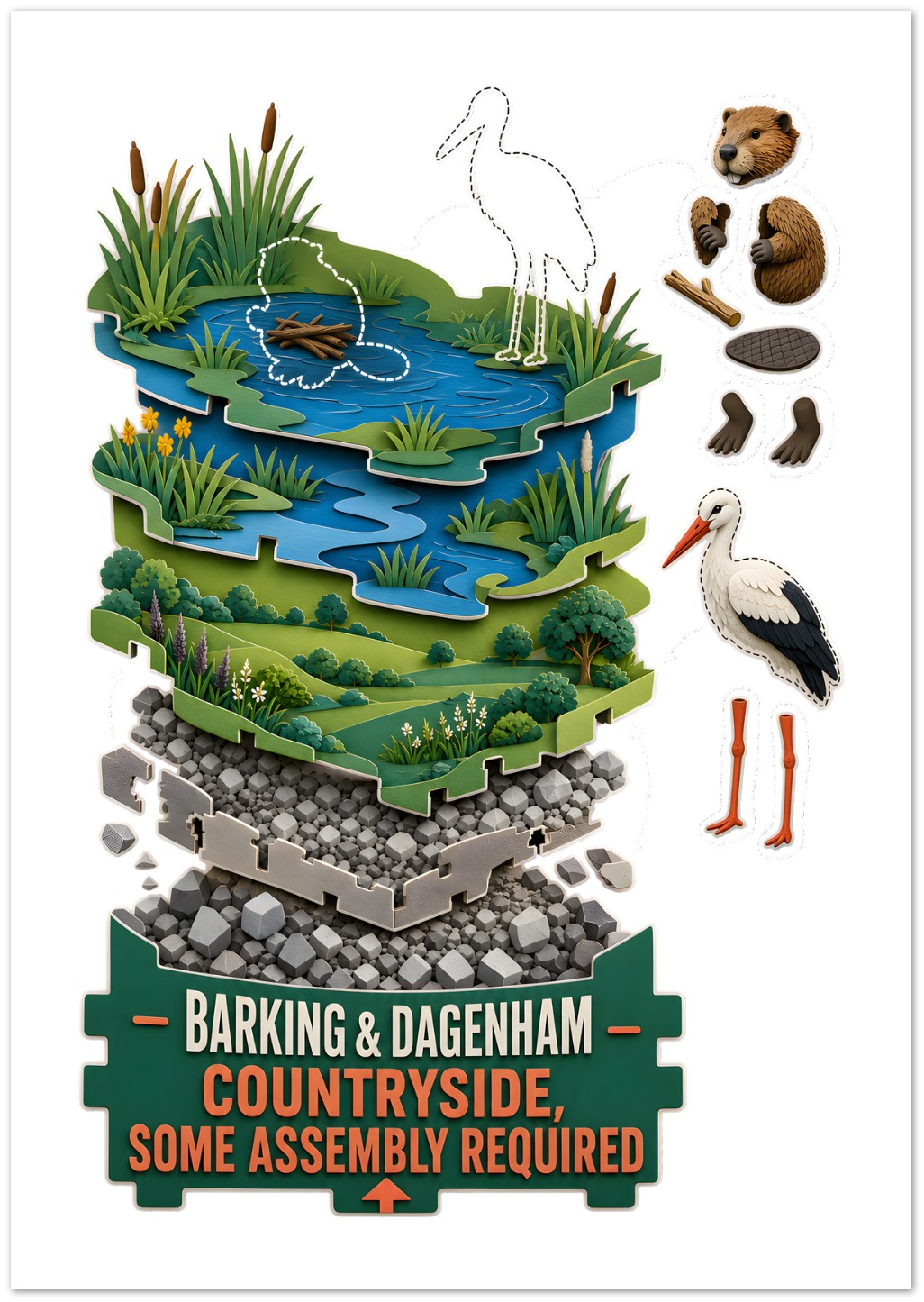 Barking & Dagenham Countryside Greeting Card Pack — product view 2
