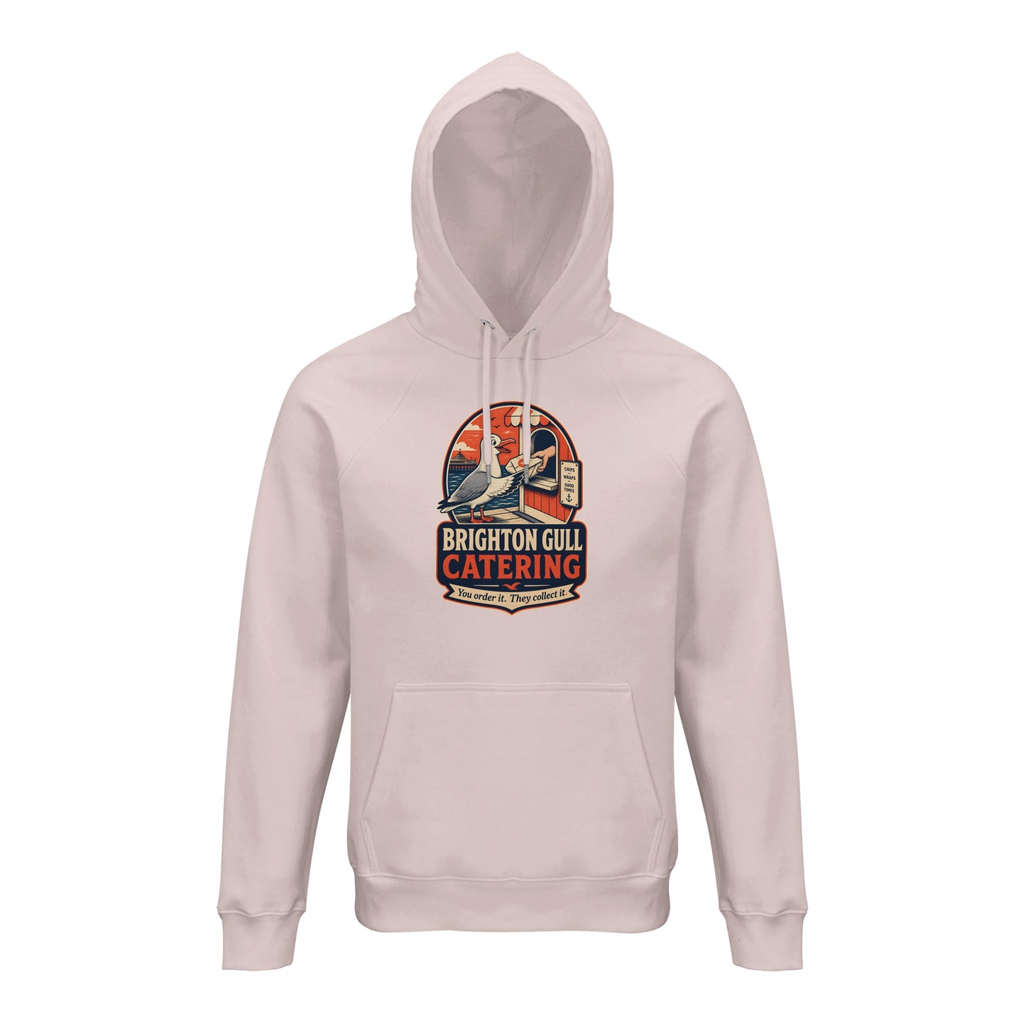 Brighton Gull Catering — Illustrated Hoodie — product view 8