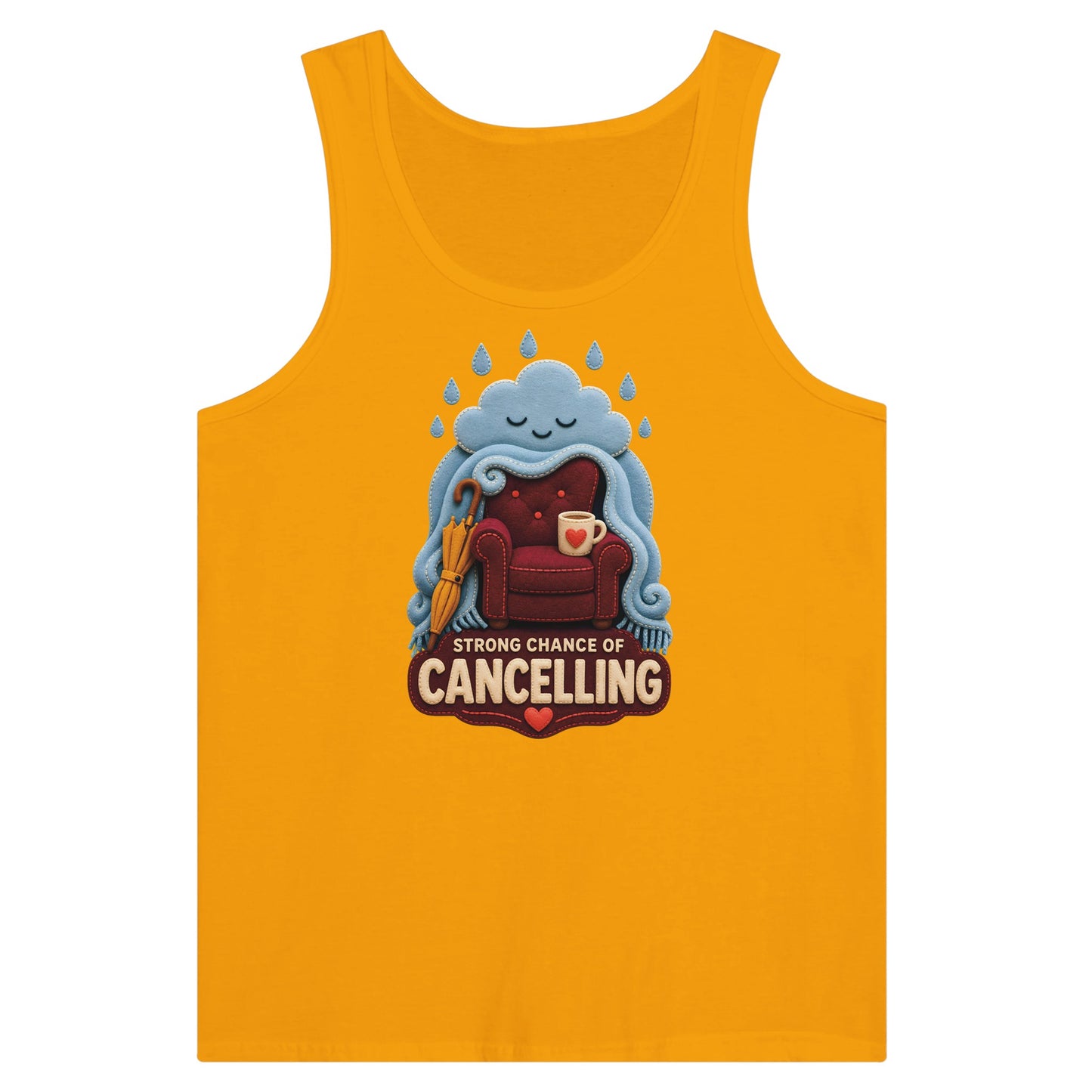 Strong Chance of Cancelling Premium Unisex Tank Top — product view 11