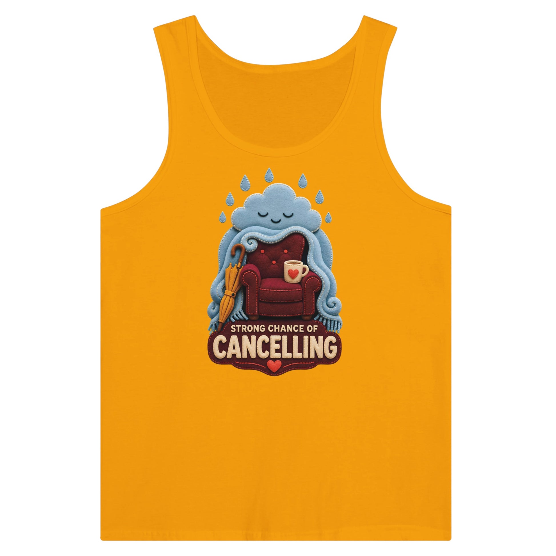 Strong Chance of Cancelling Premium Unisex Tank Top — product view 11