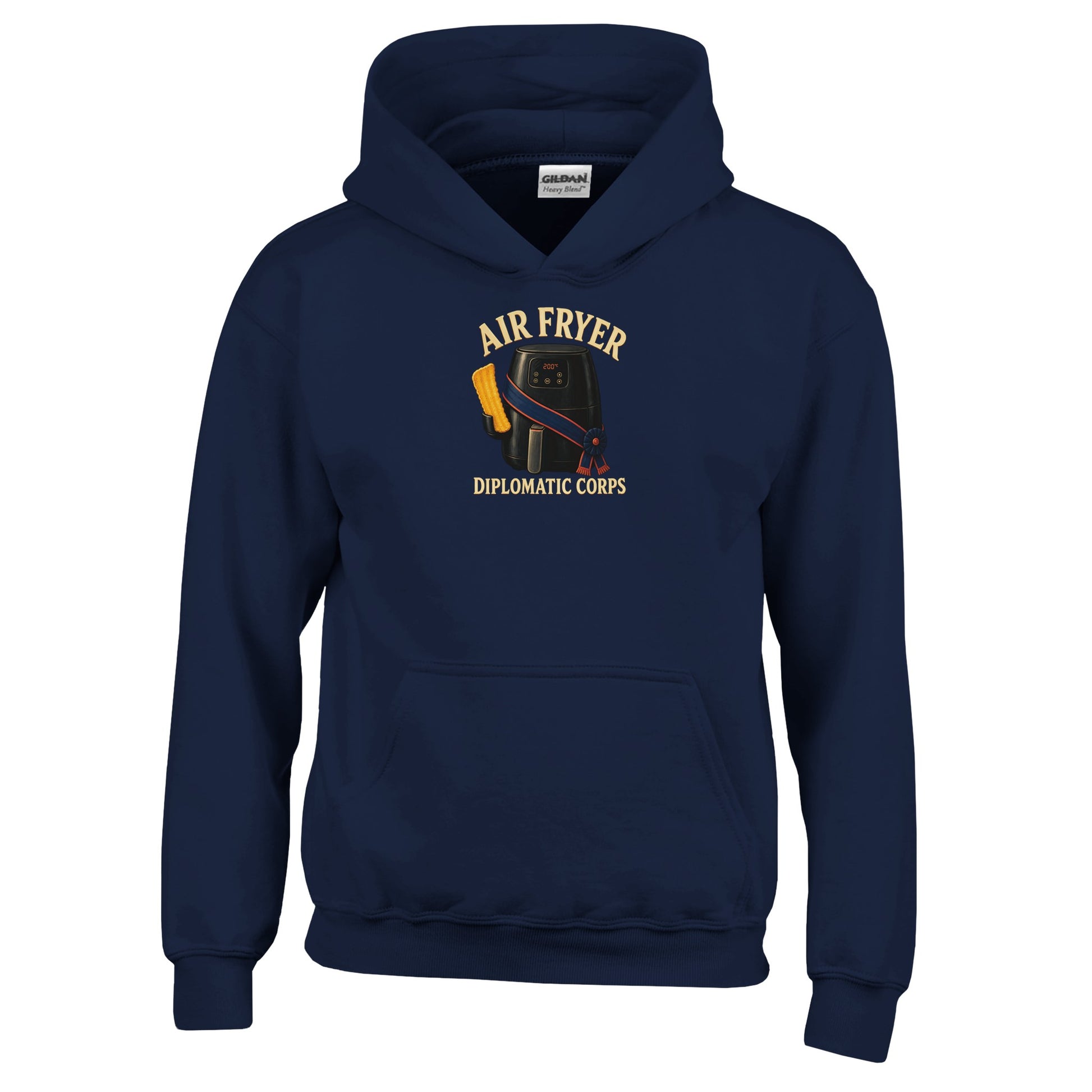 Air Fryer Diplomatic Corps Kids' Hoodie — product view 7