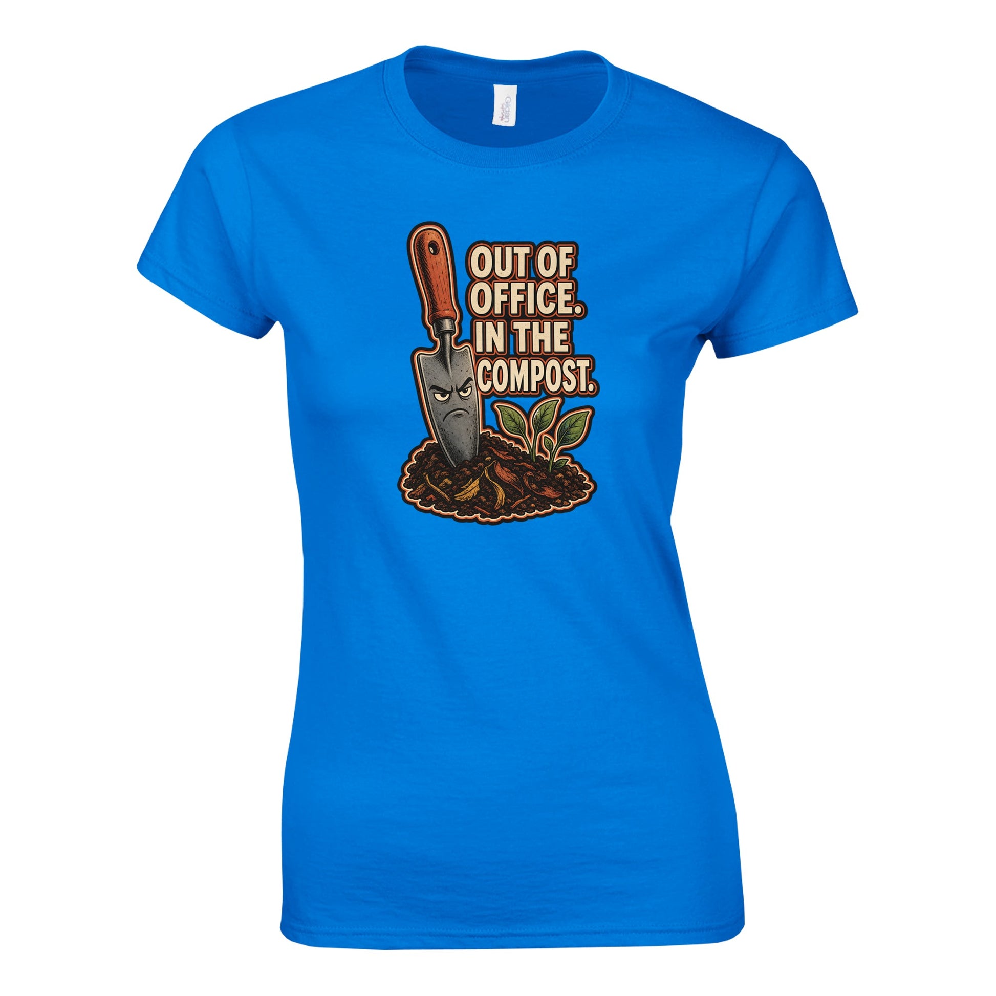 Out of Office, In the Compost Women's T-shirt — product view 6