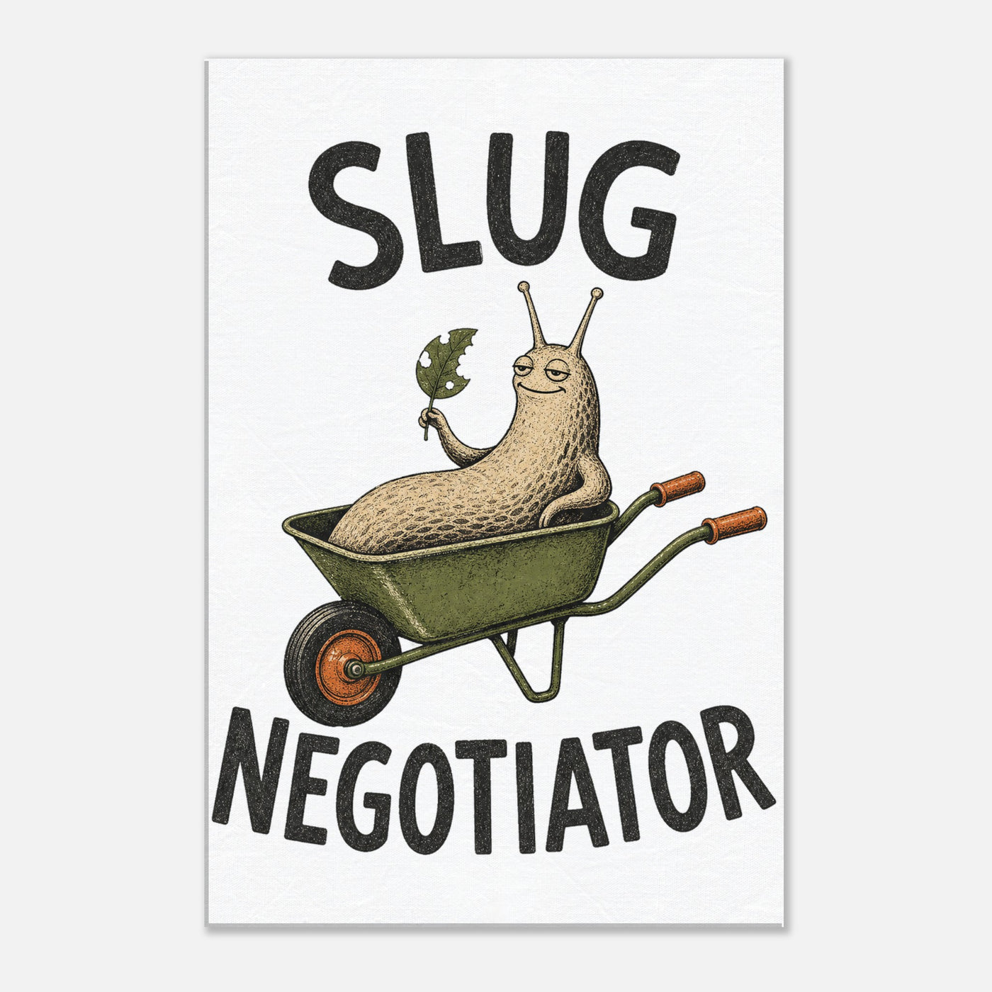Slug Negotiator Garden Graphic Canvas