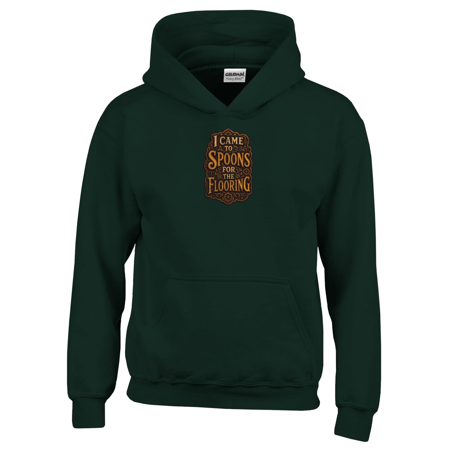 I Came to Spoons for the Flooring Kids' Hoodie — product view 12