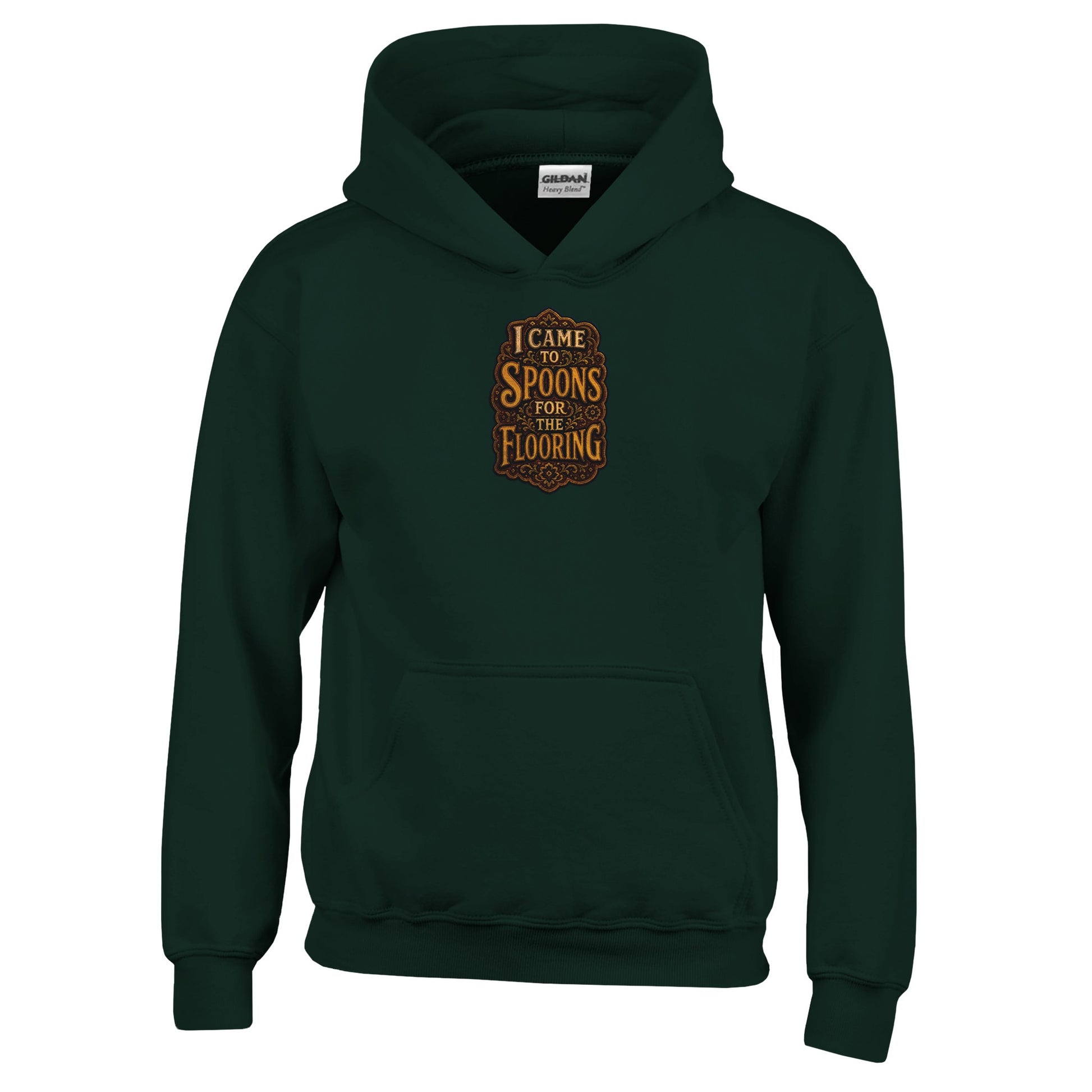 I Came to Spoons for the Flooring Kids' Hoodie — product view 12