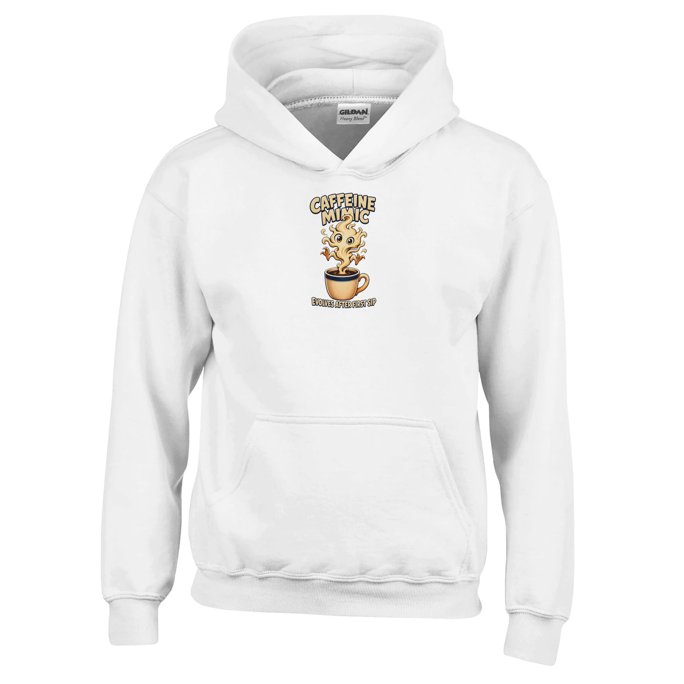 Caffeine Mimic – Evolves After First Sip Kids' Hoodie