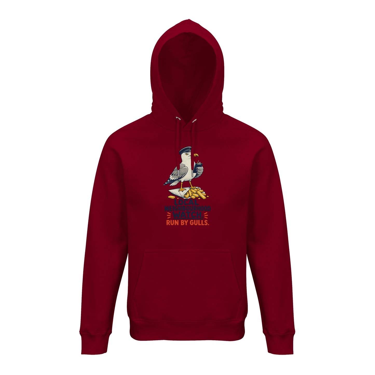 Local Neighbourhood Watch: Run by Gulls Hoodie — product view 4