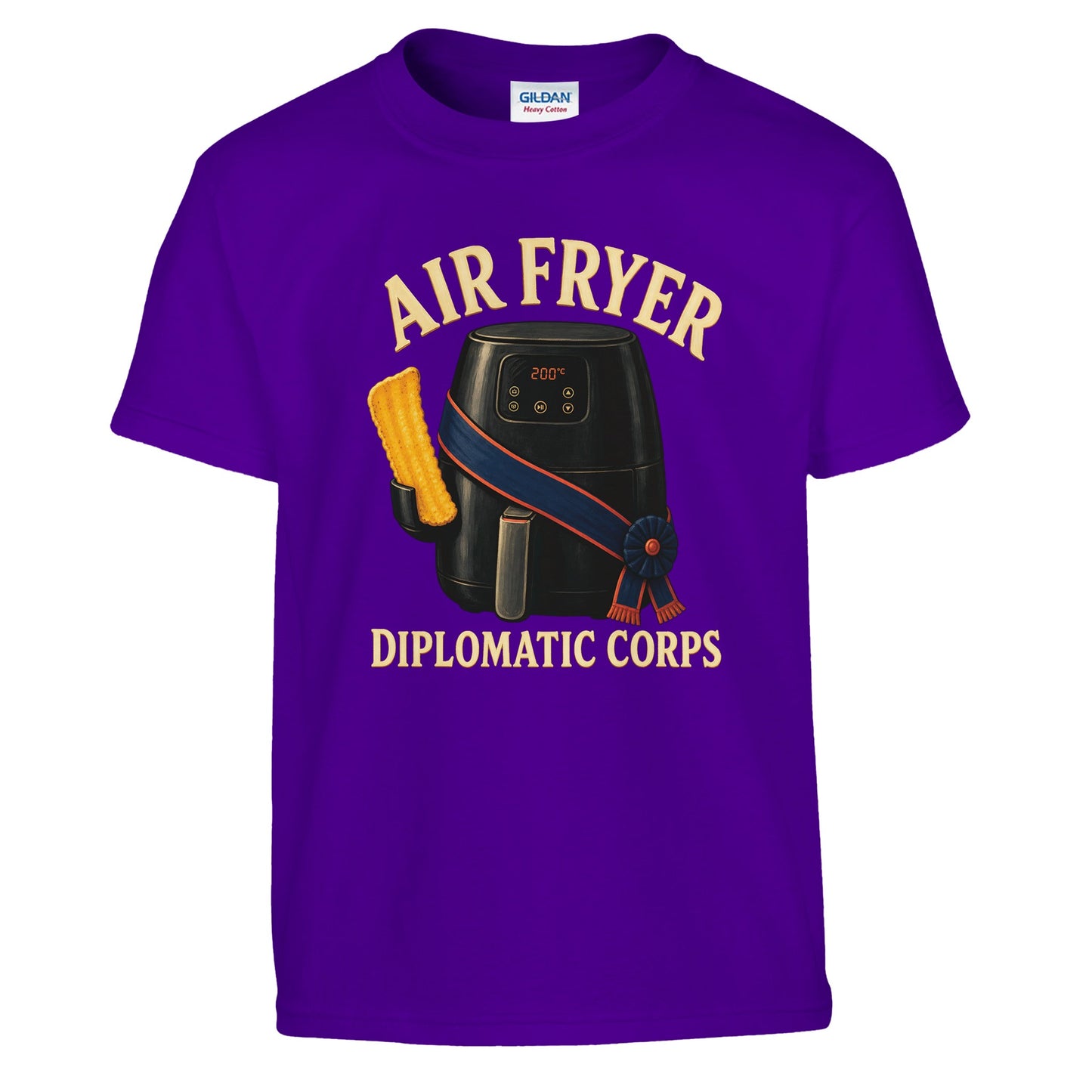 Air Fryer Diplomatic Corps Kids' T-shirt — product view 6