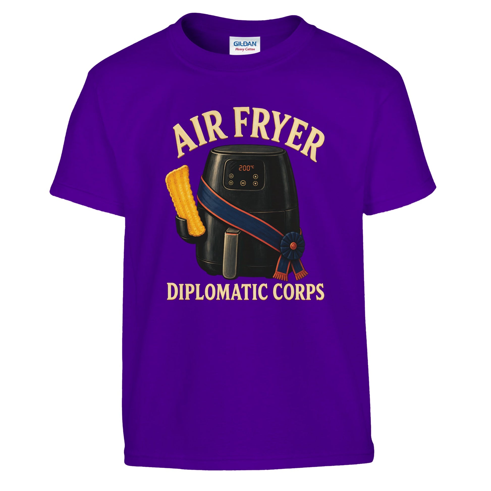 Air Fryer Diplomatic Corps Kids' T-shirt — product view 6