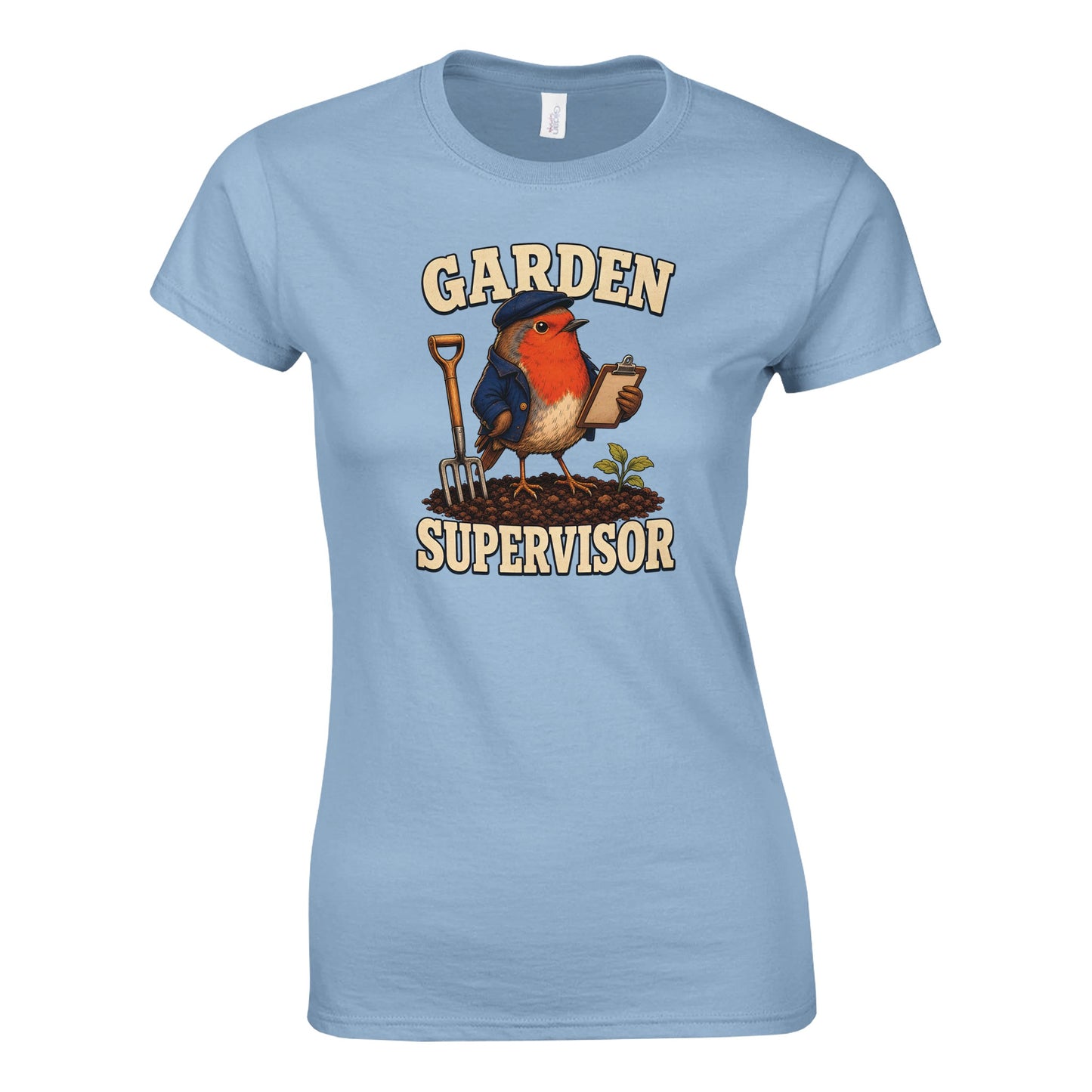 Garden Supervisor Robin Women's T-shirt — product view 11