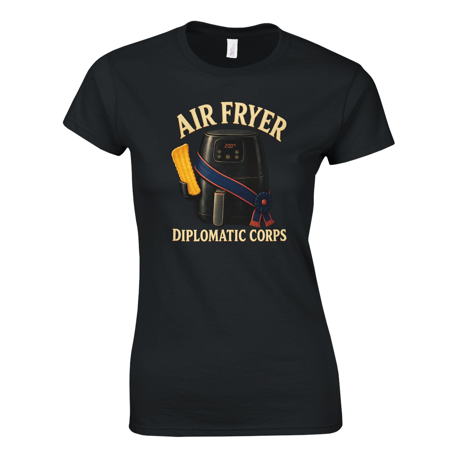Air Fryer Diplomatic Corps Women's T-shirt — product view 6