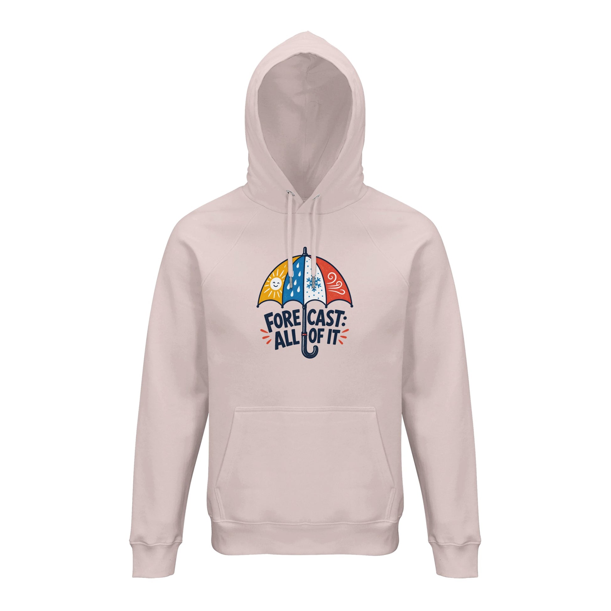 Forecast: All of It British Weather Graphic Hoodie — product view 2