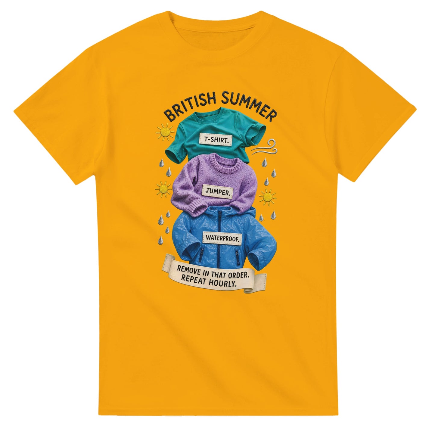 British Summer: Repeat Layers Hourly T-shirt — product view 14