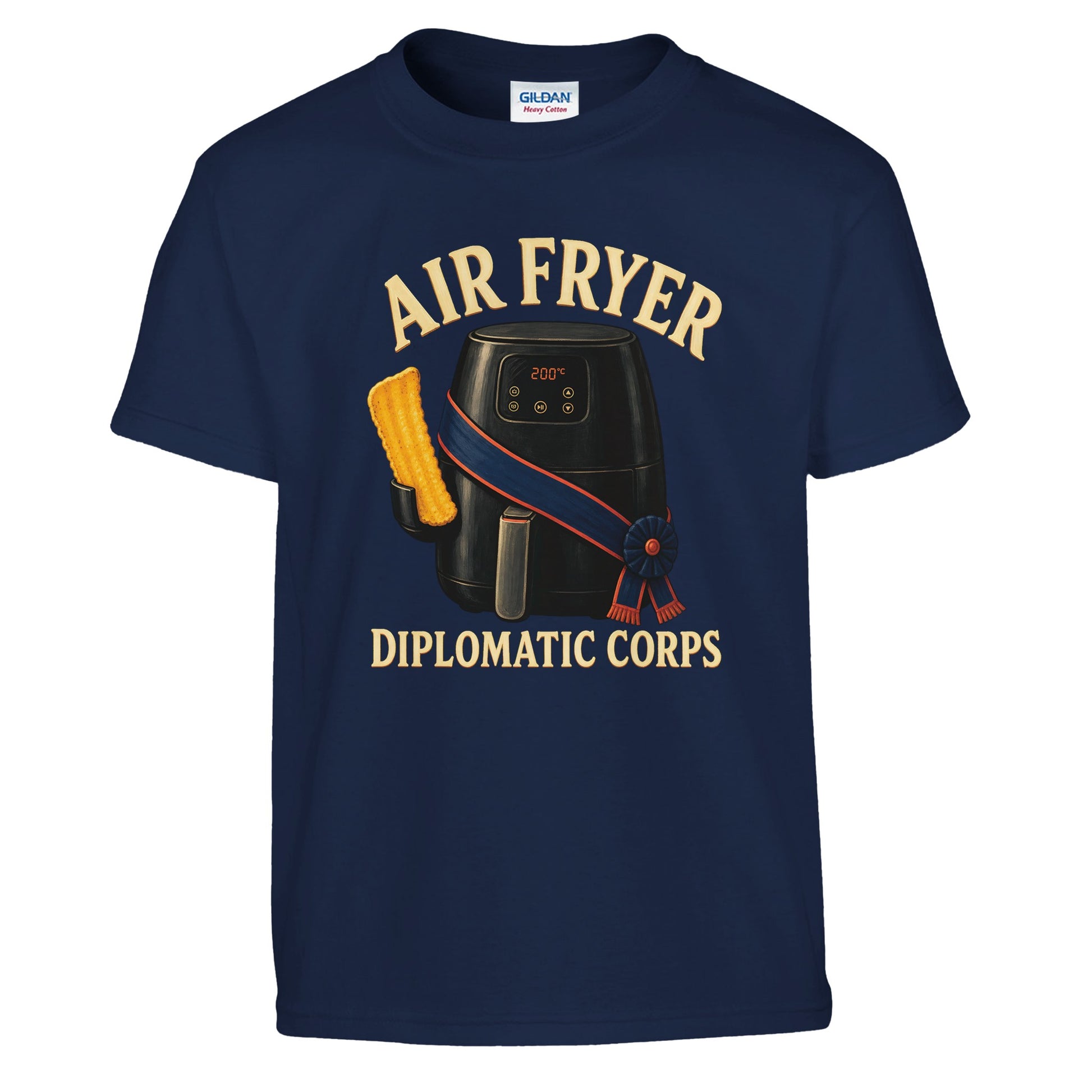 Air Fryer Diplomatic Corps Kids' T-shirt — product view 7
