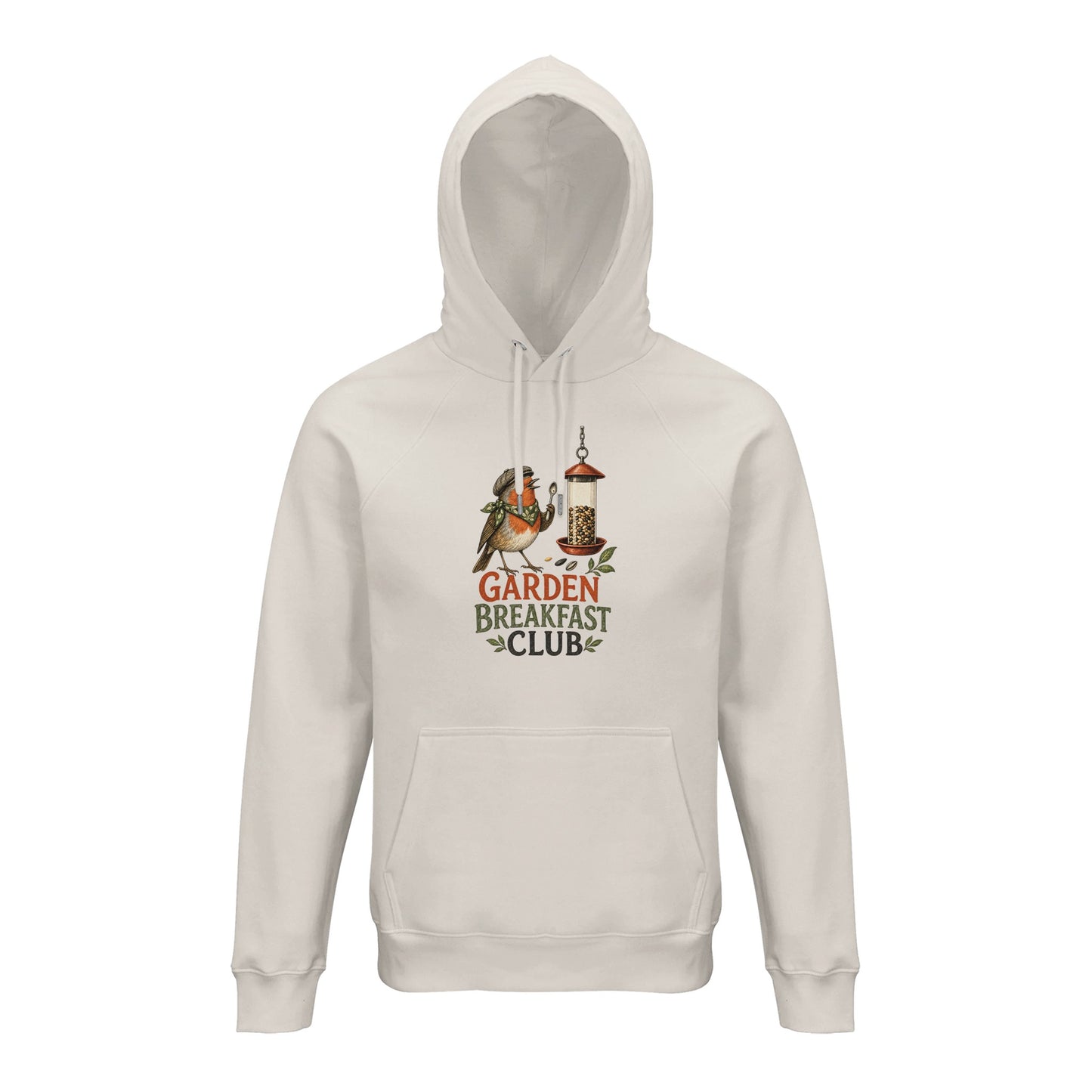 Garden Breakfast Club Robin Graphic Hoodie — product view 1