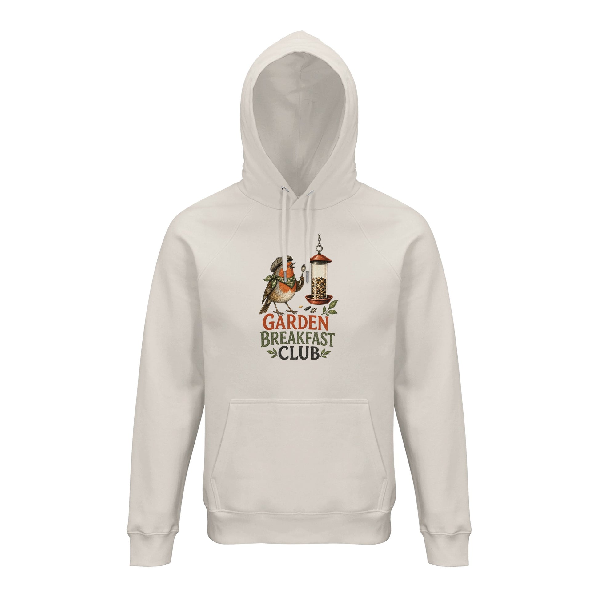 Garden Breakfast Club Robin Graphic Hoodie — product view 1